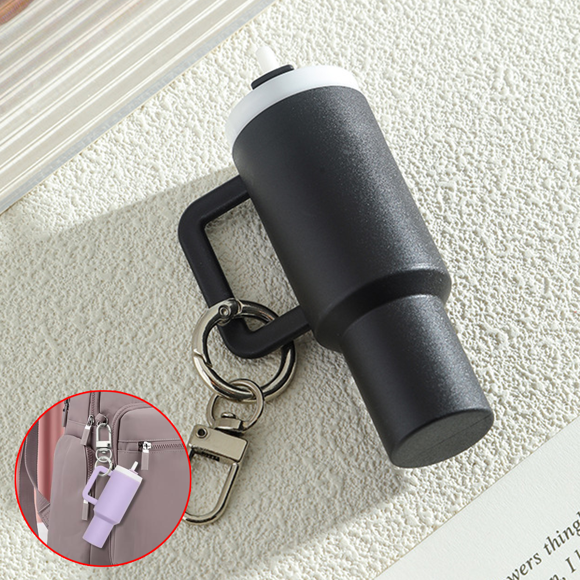 Mini Portable Hand Sanitizer Keychain