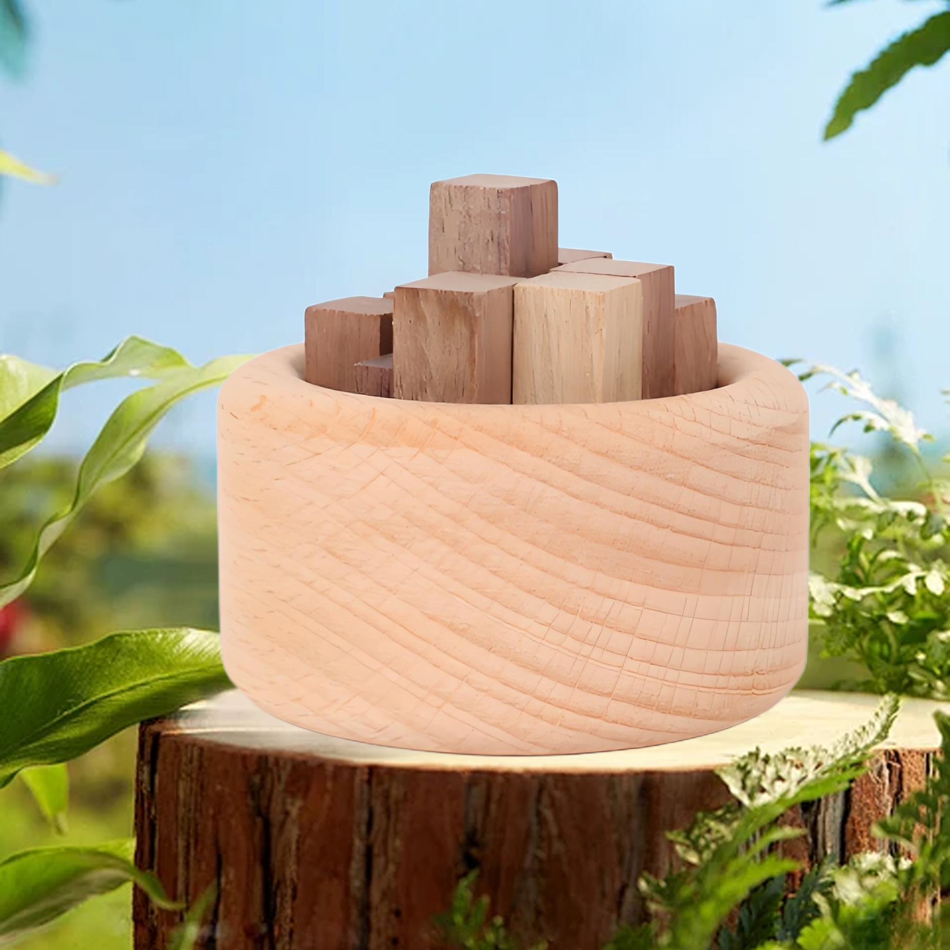 Wooden Reed Diffuser Holder