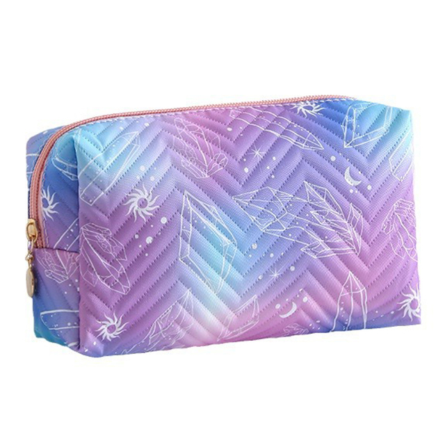 Gradient - Colored Quilted Makeup Bag