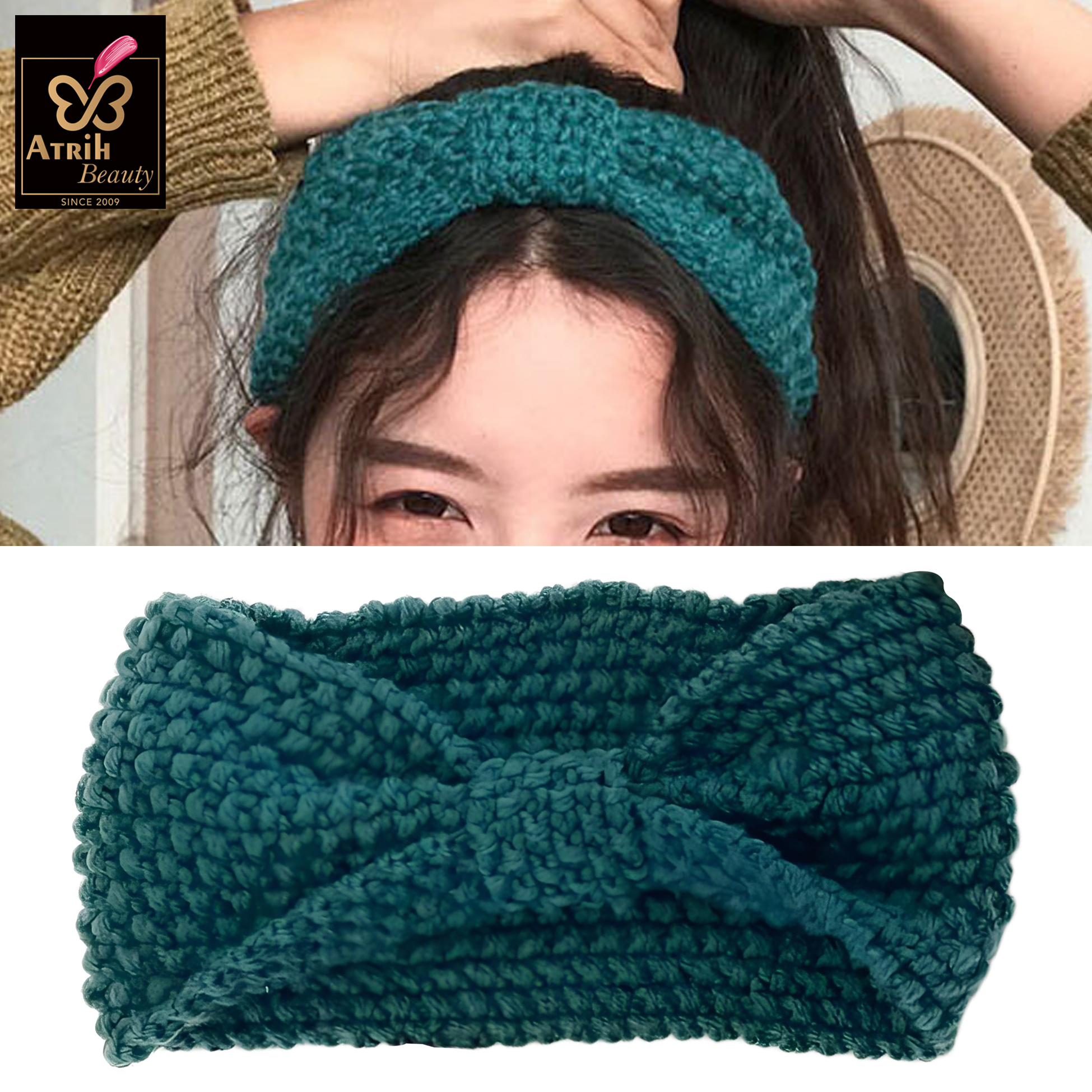 Crocheted Knotted Headband