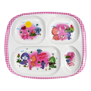 Children's Melamine Divided Plate