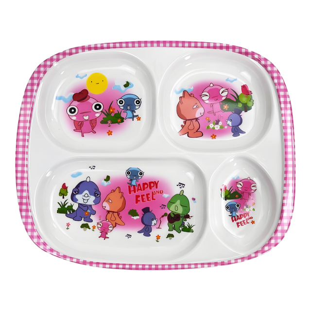 Children's Melamine Divided Plate