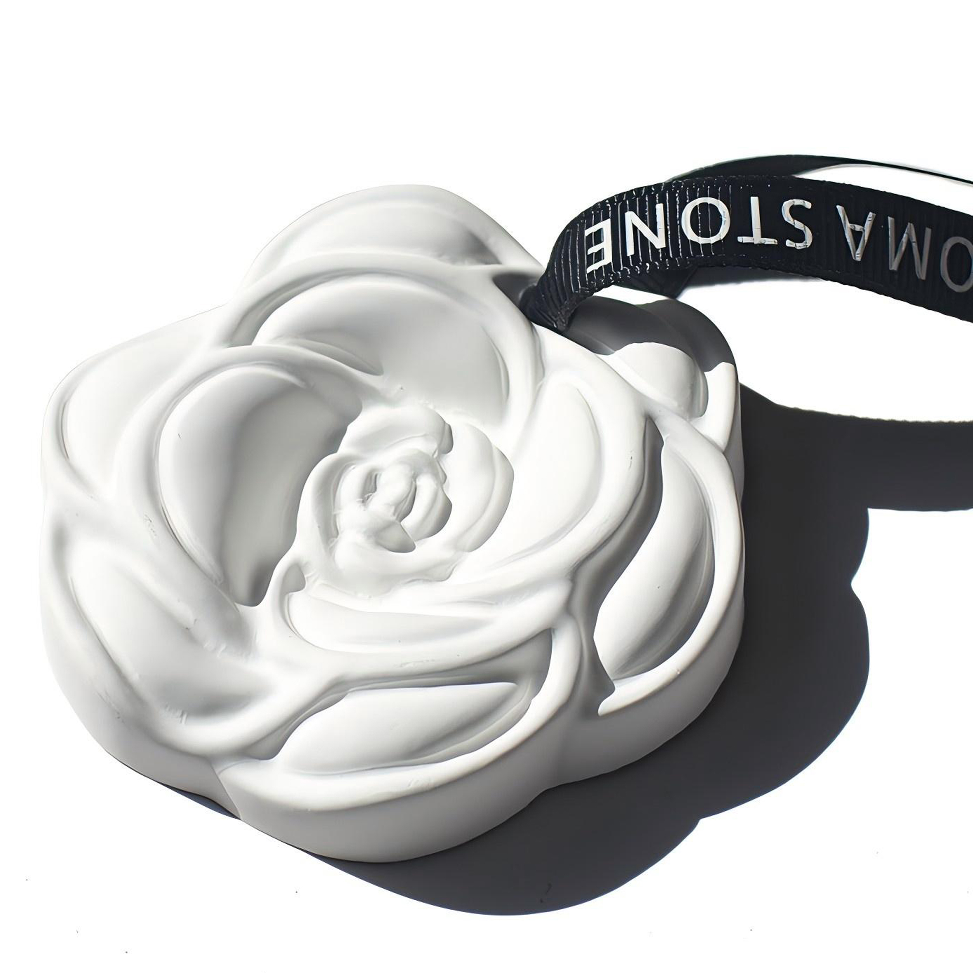 White Rose Shaped Gypsum Aromatherapy
