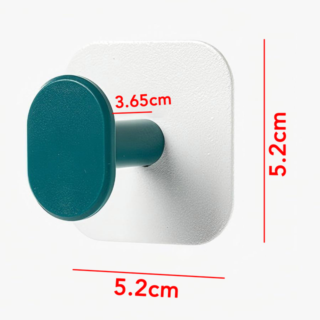 4 Piece Colorful Wall Hooks Set