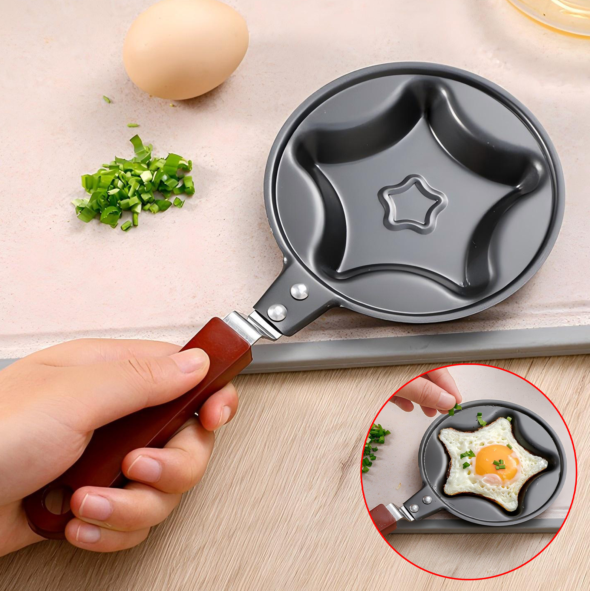 Star Shaped Egg Frying Pan