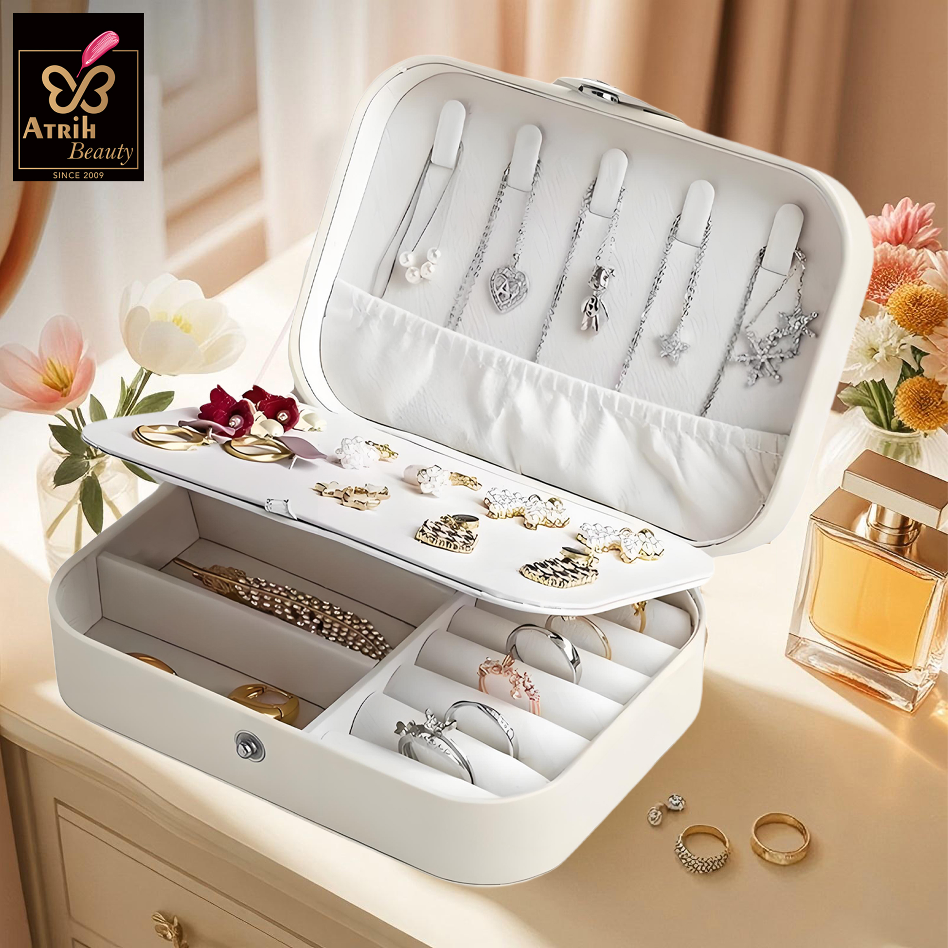 PU Leather Jewelry Box