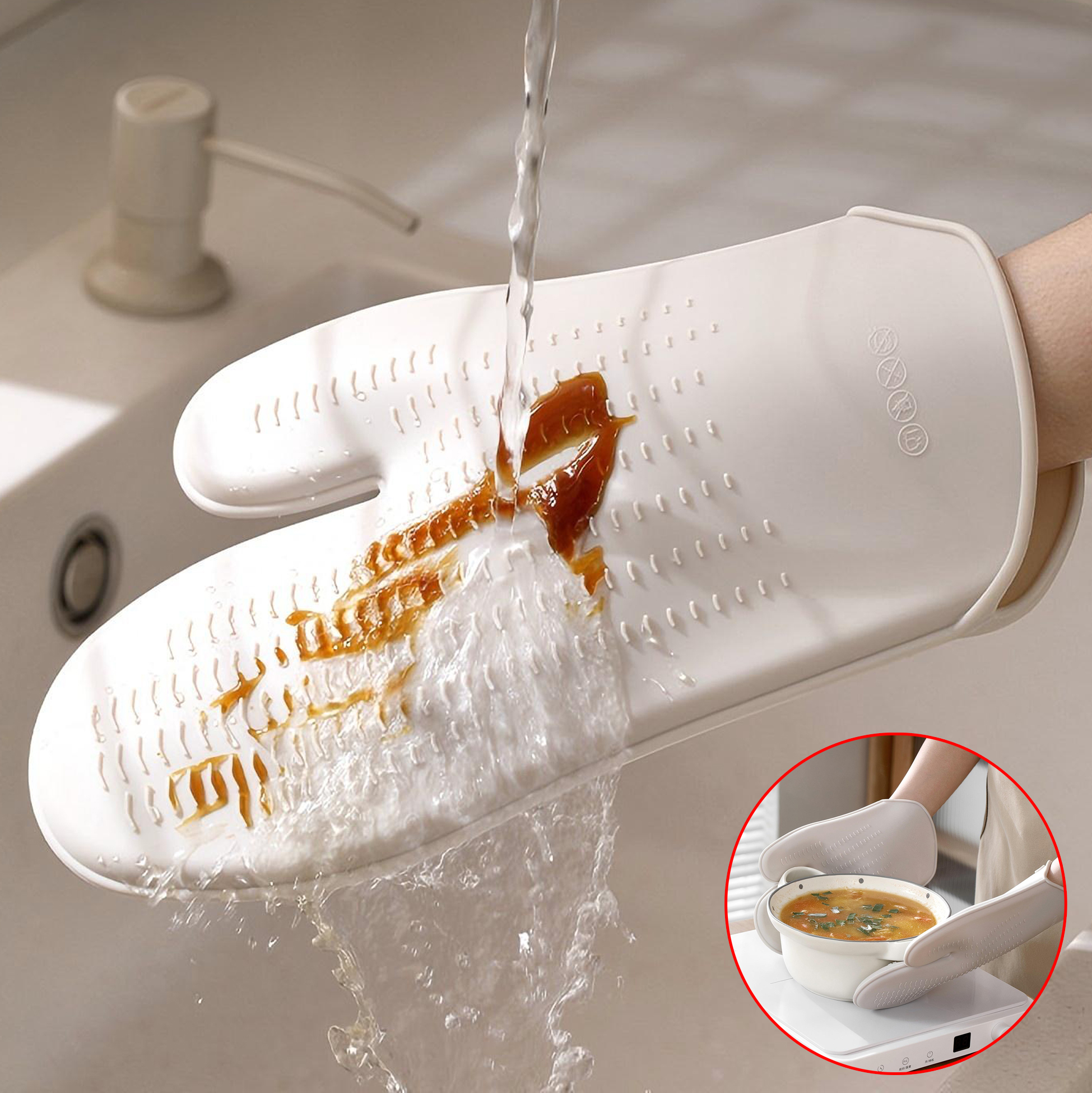 Colorful Silicone Oven Mitt