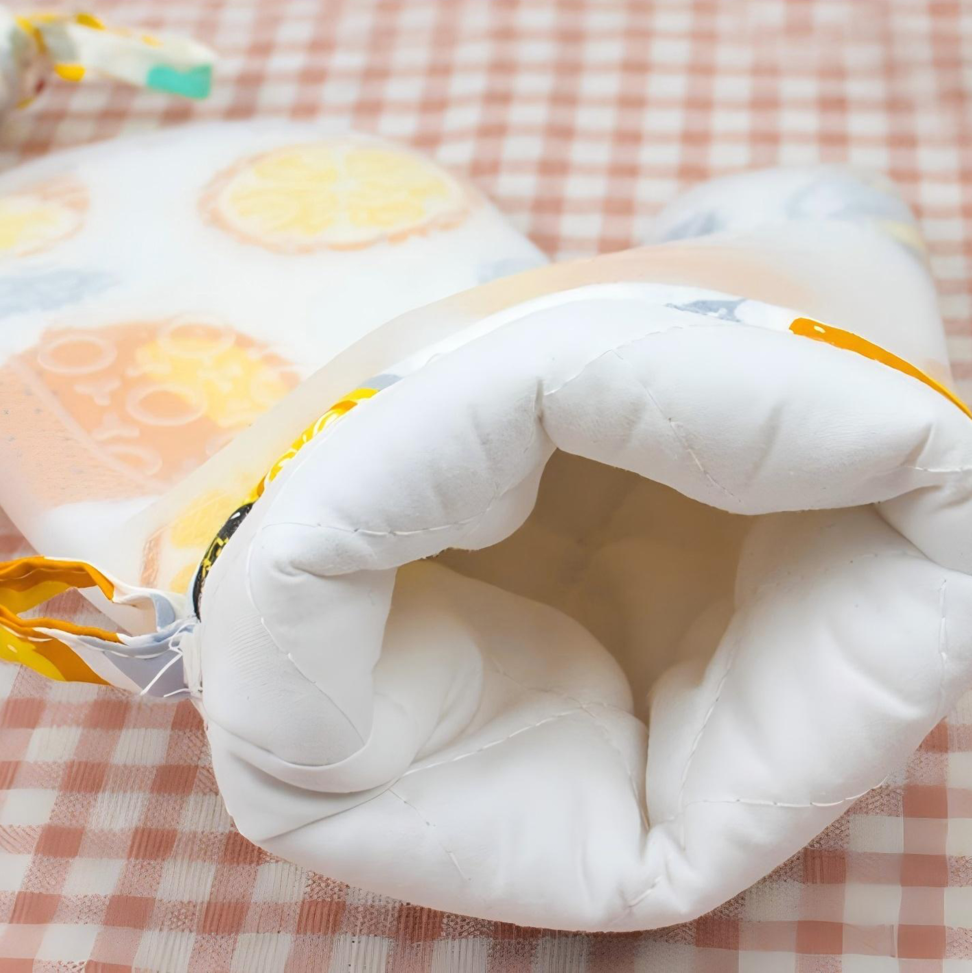 Citrus Patterned Silicone Oven Mitt
