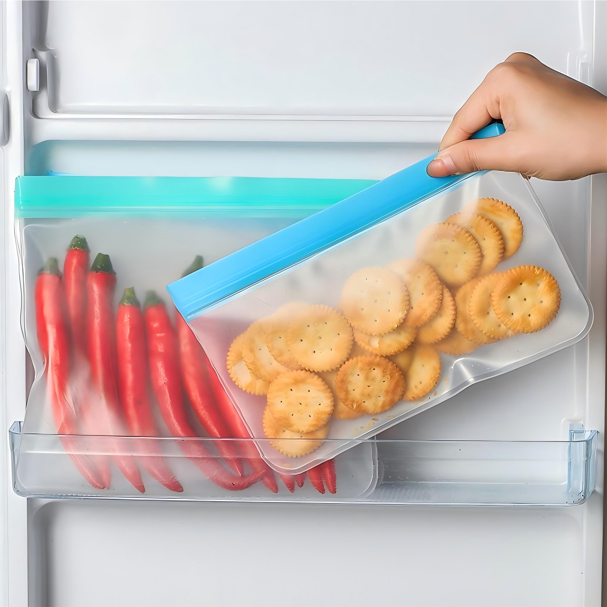 3 Piece Set of PEVA Food Storage Bags
