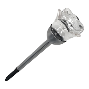 Solar Powered Crystal Rose Garden Light