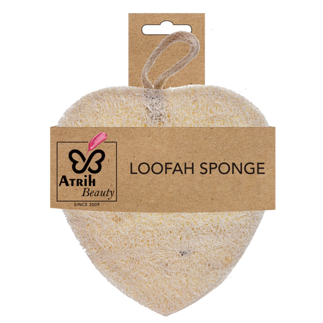 Heart Shaped Natural Loofah Exfoliating Bath Sponge