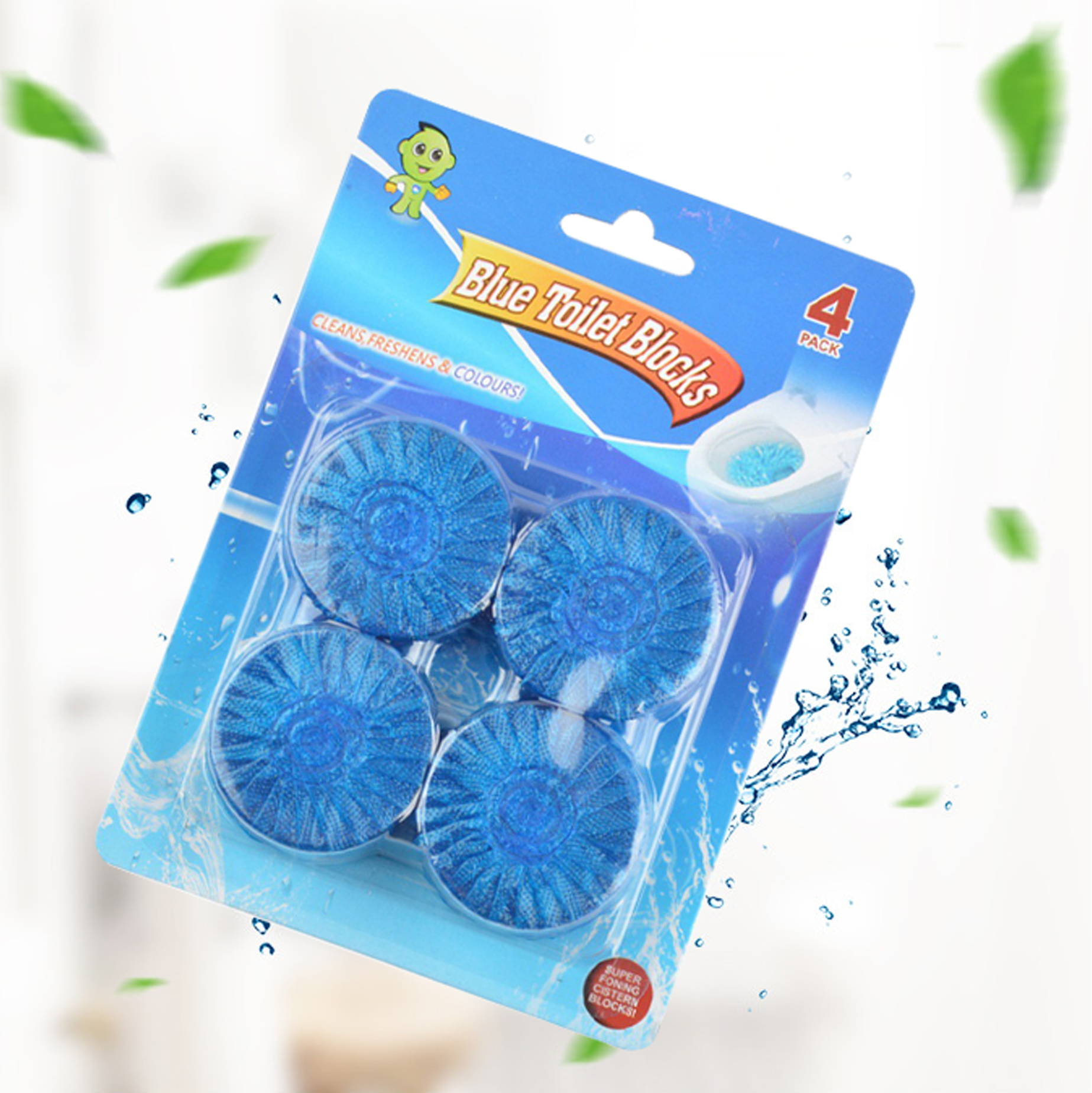 Blue Toilet Cleaner Blocks