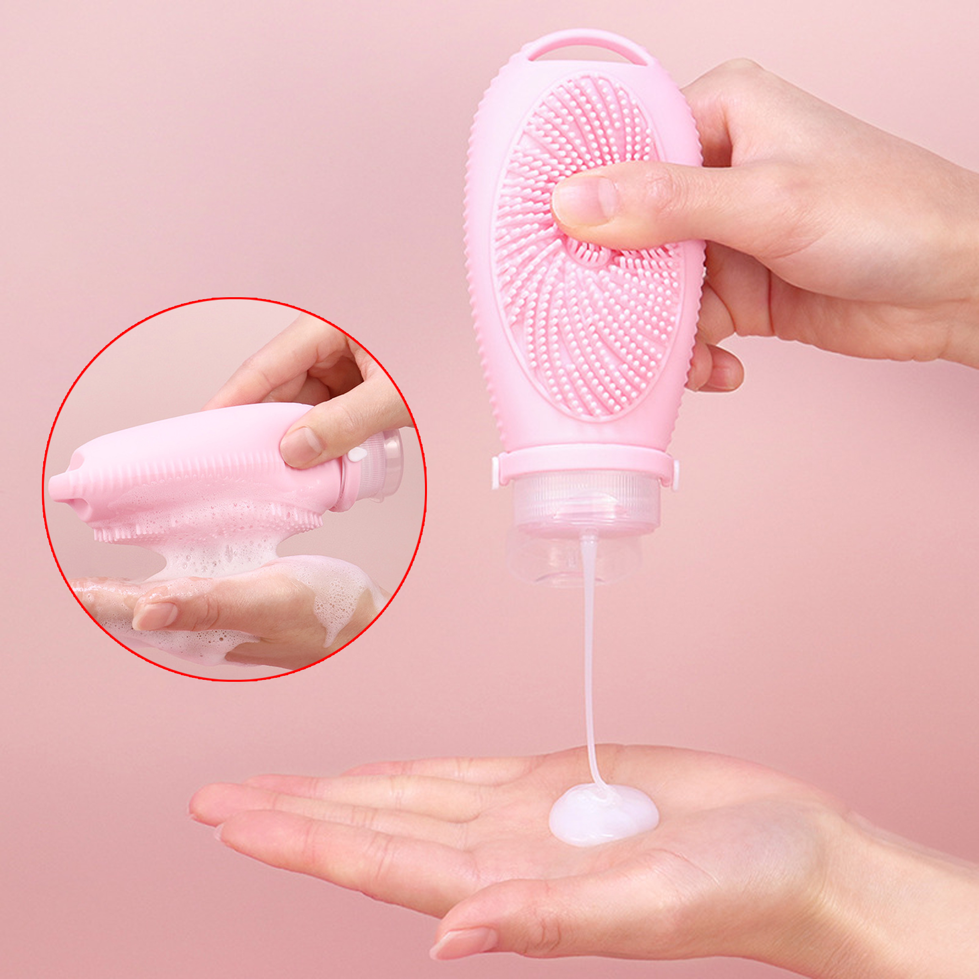 Pink Skincare & Hair Accessory Set of 6