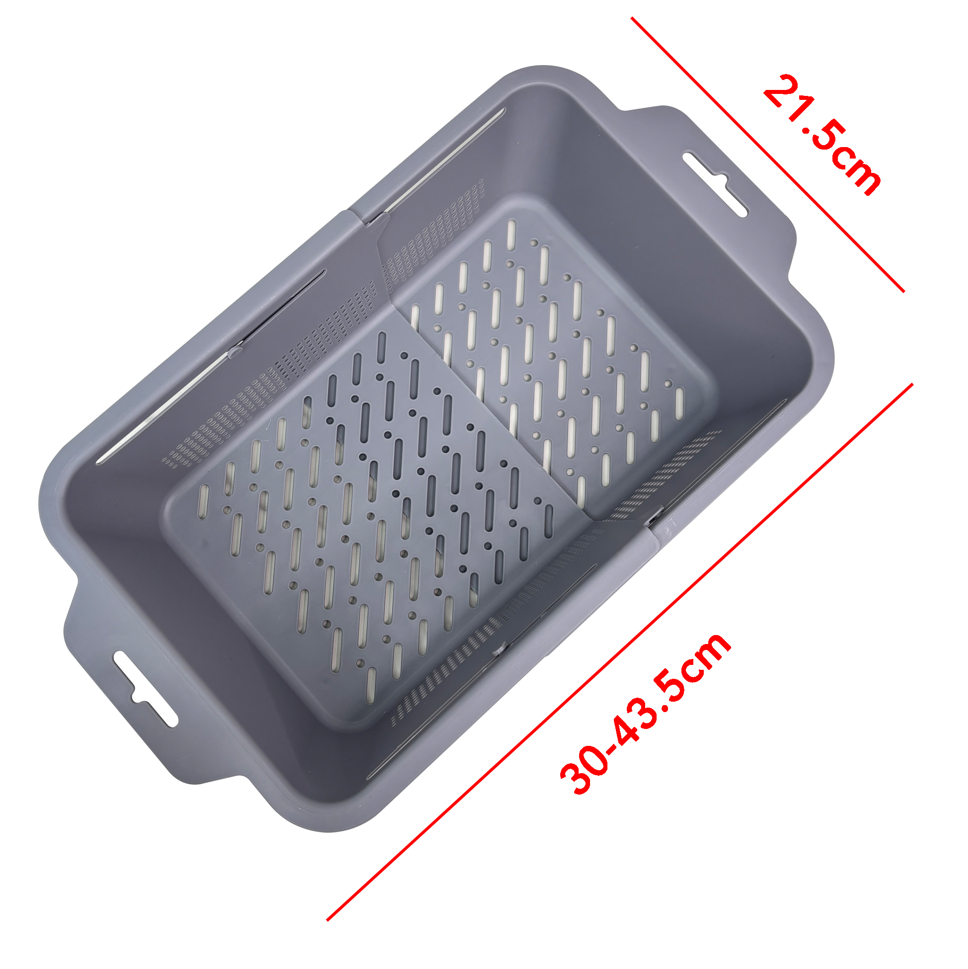 Gray Plastic Kitchen Colander