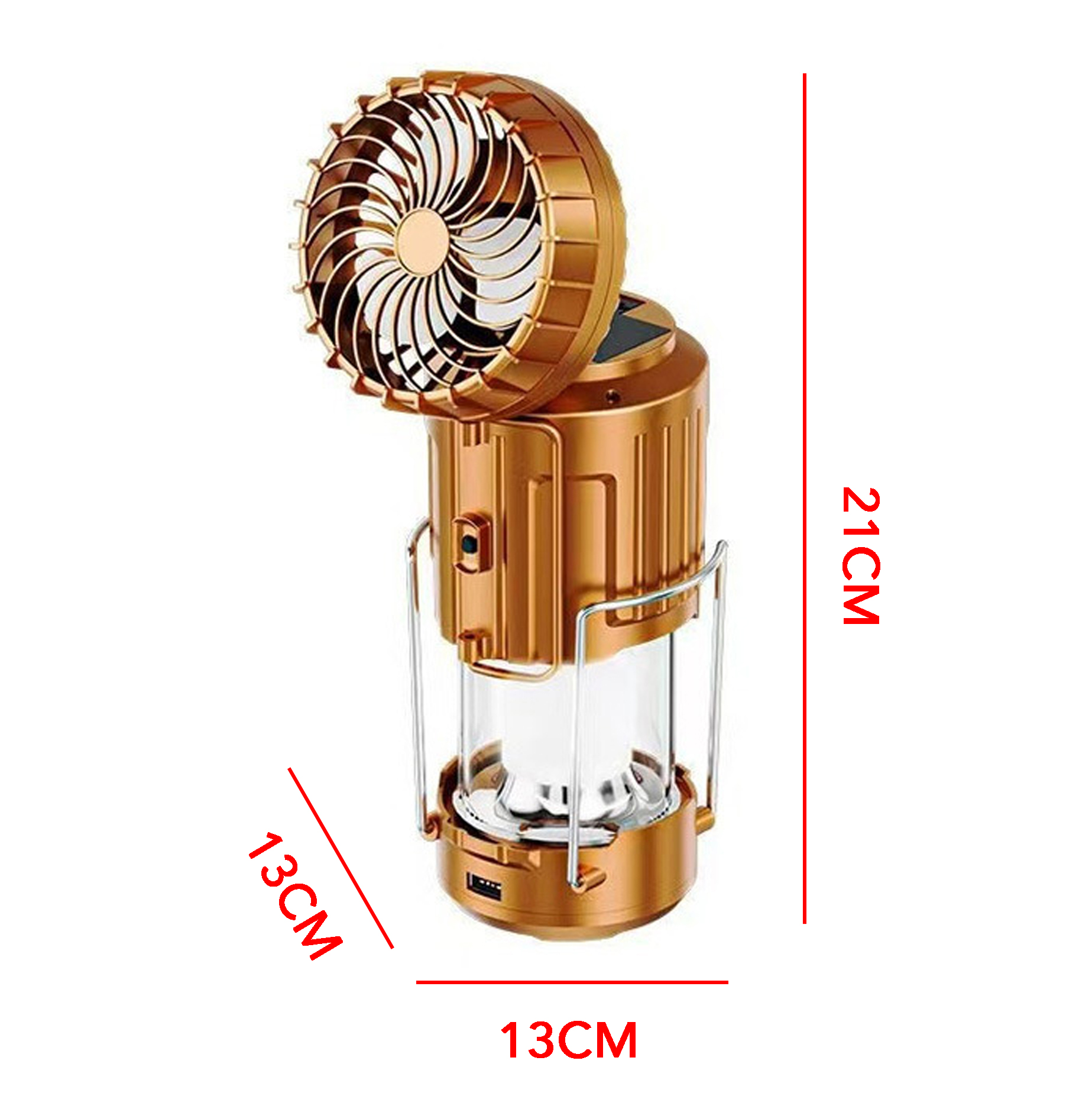 Multifunctional Solar Camping Fan Light