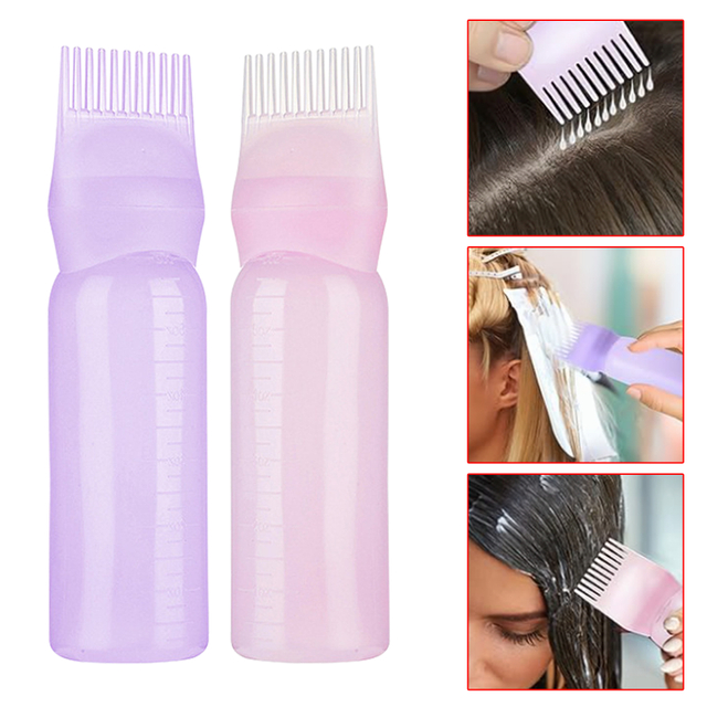 Hair Dye Bottle And Scalp Massager Set