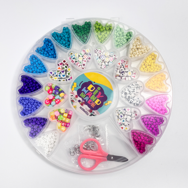 Heart-shaped DIY Bracelet & Necklace Making Kit