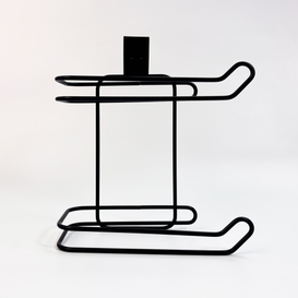 Toilet Tank Tissue Holder with Shelf