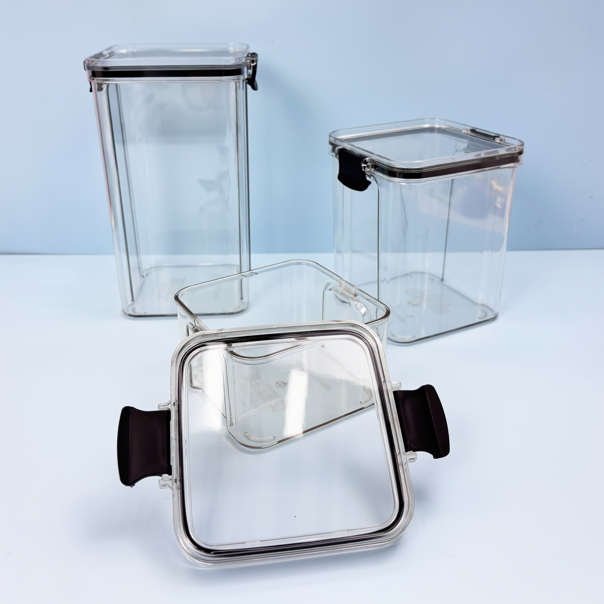 3-piece Airtight Food Storage Jar Set