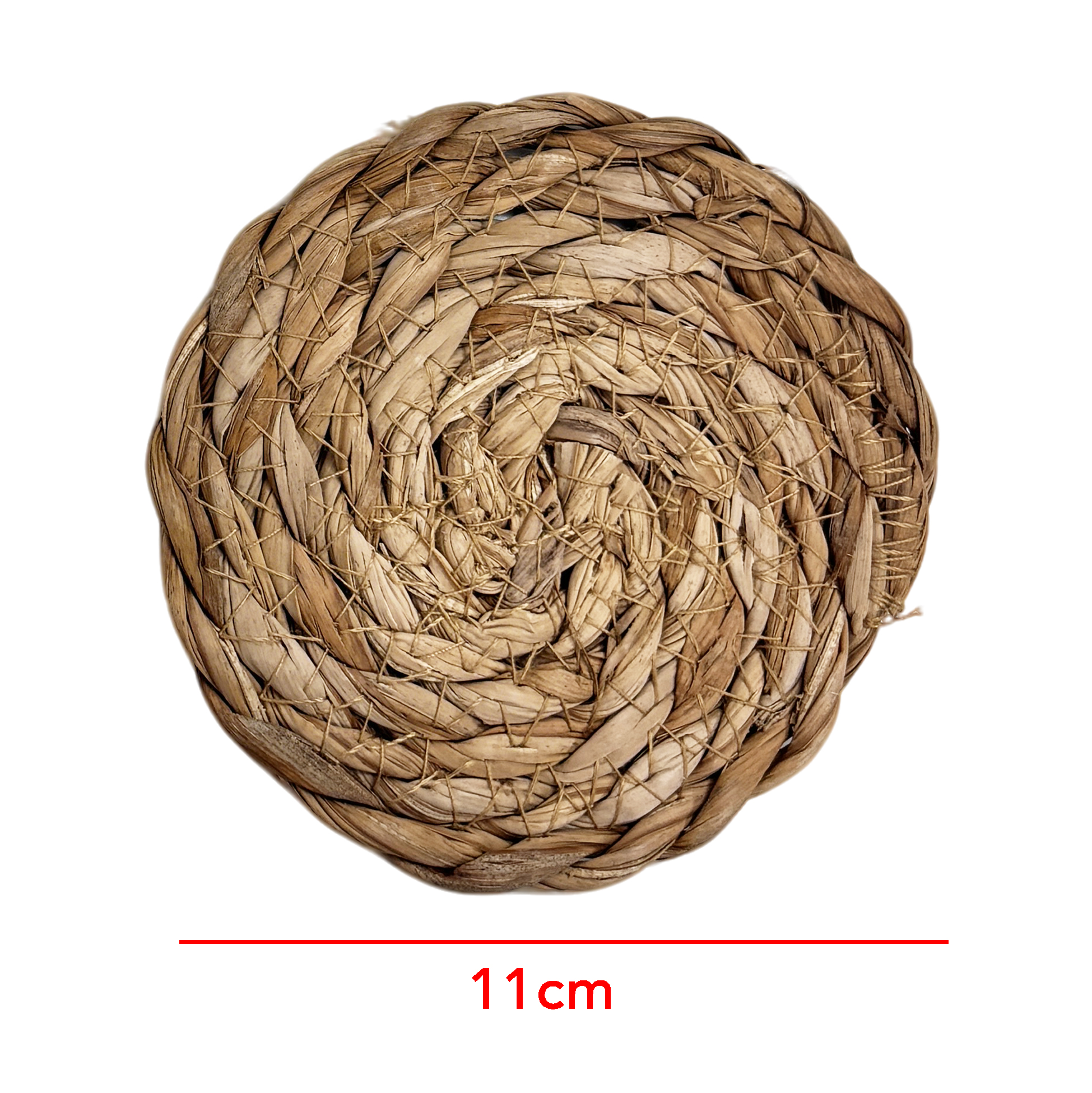 4-Piece Rush Grass Coaster Set