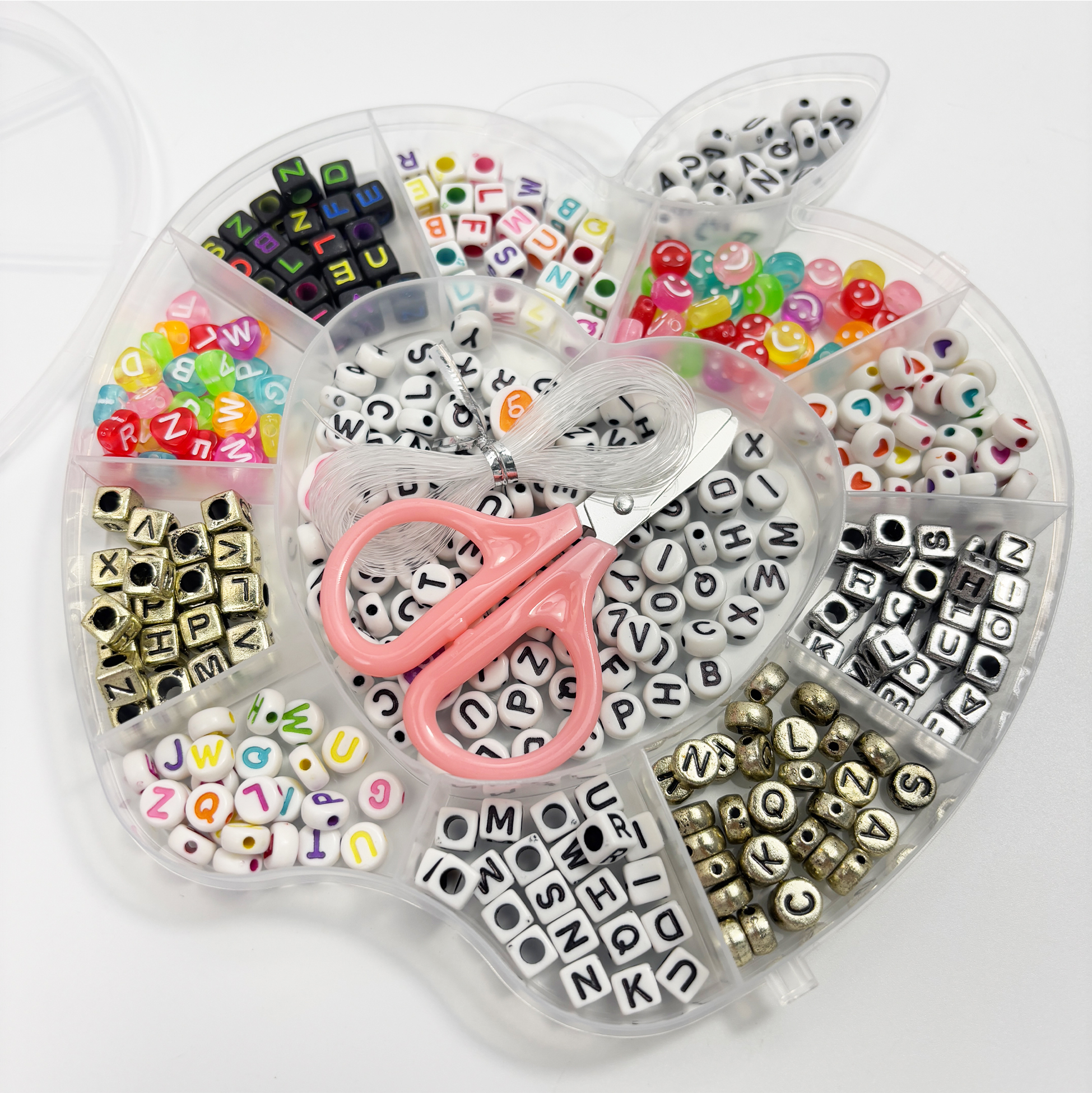 Apple-shaped DIY Jewelry Making Kit for Kids