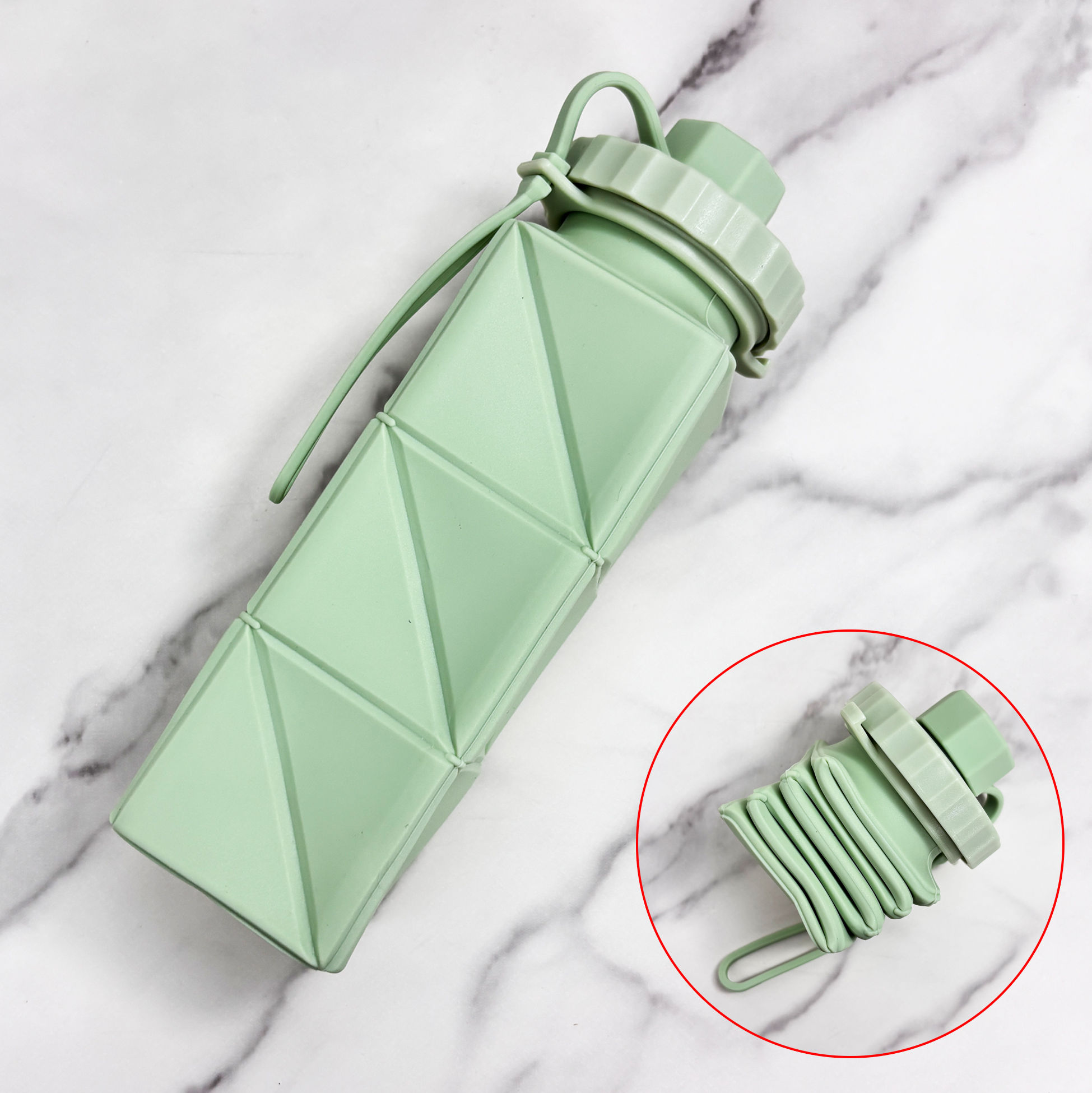 Silicone Collapsible Water Bottle