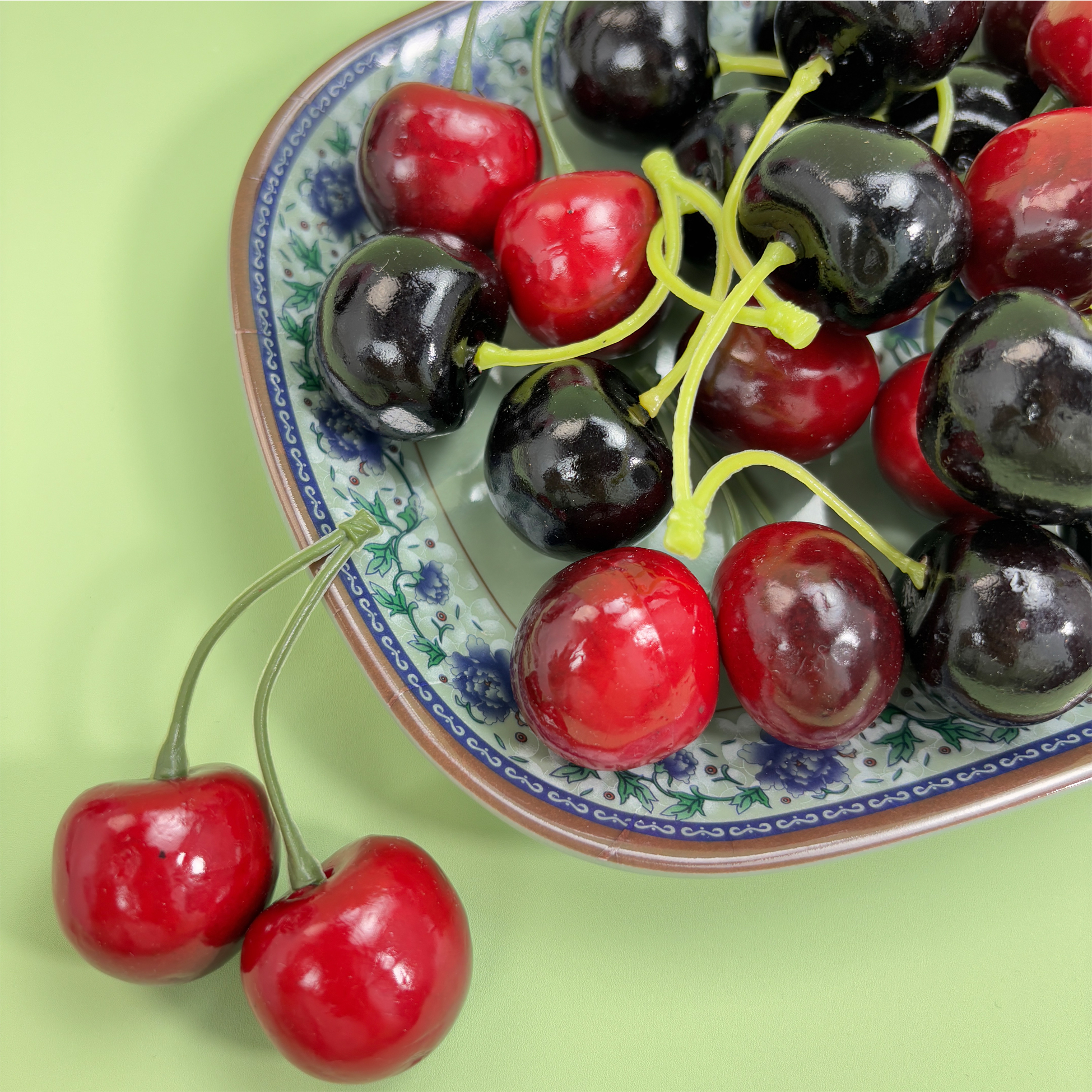 Floral-patterned Melamine Serving Platter