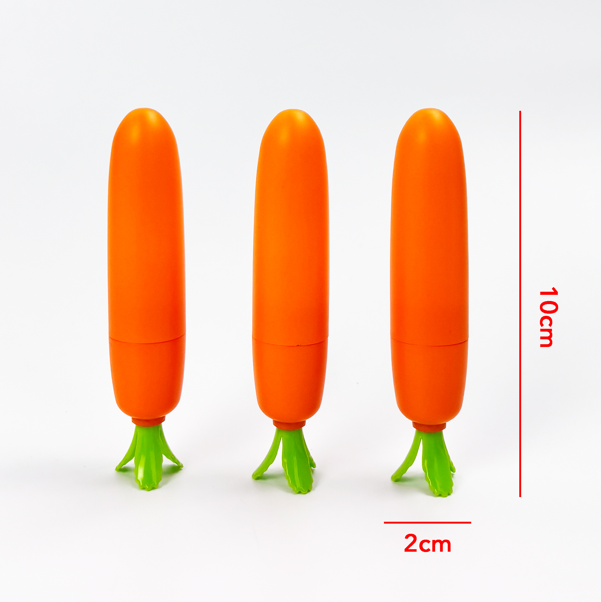 Carrot-shaped Lipstick Tube Novelty Carrot Design Lipstick Container