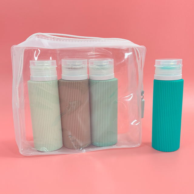 4-pack Silicone Travel Lotion Bottles
