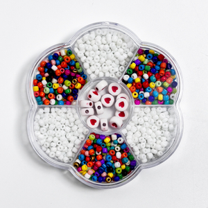 DIY Jewelry Making Kit with Mixed Color Beads