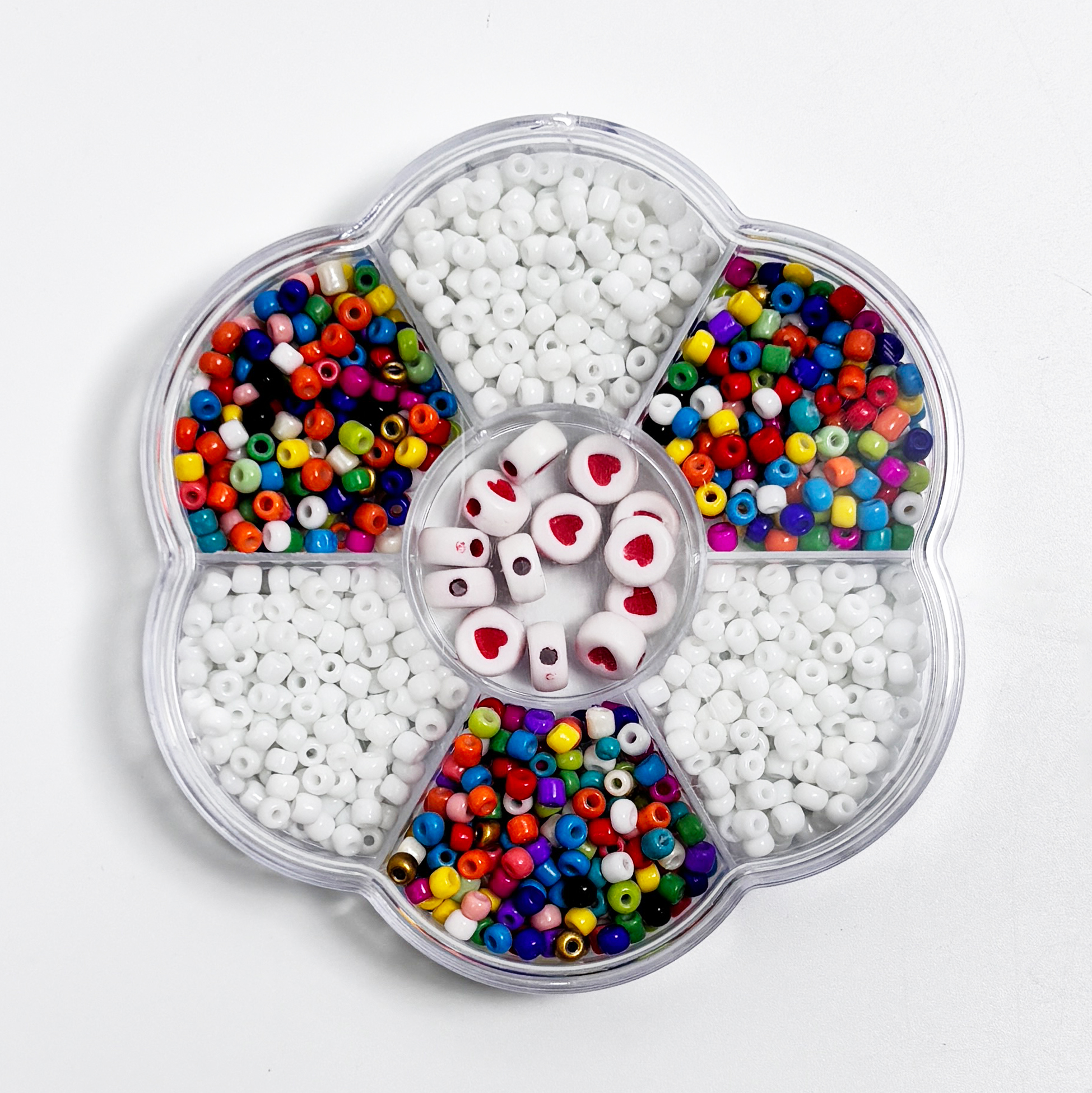 DIY Jewelry Making Kit with Mixed Color Beads