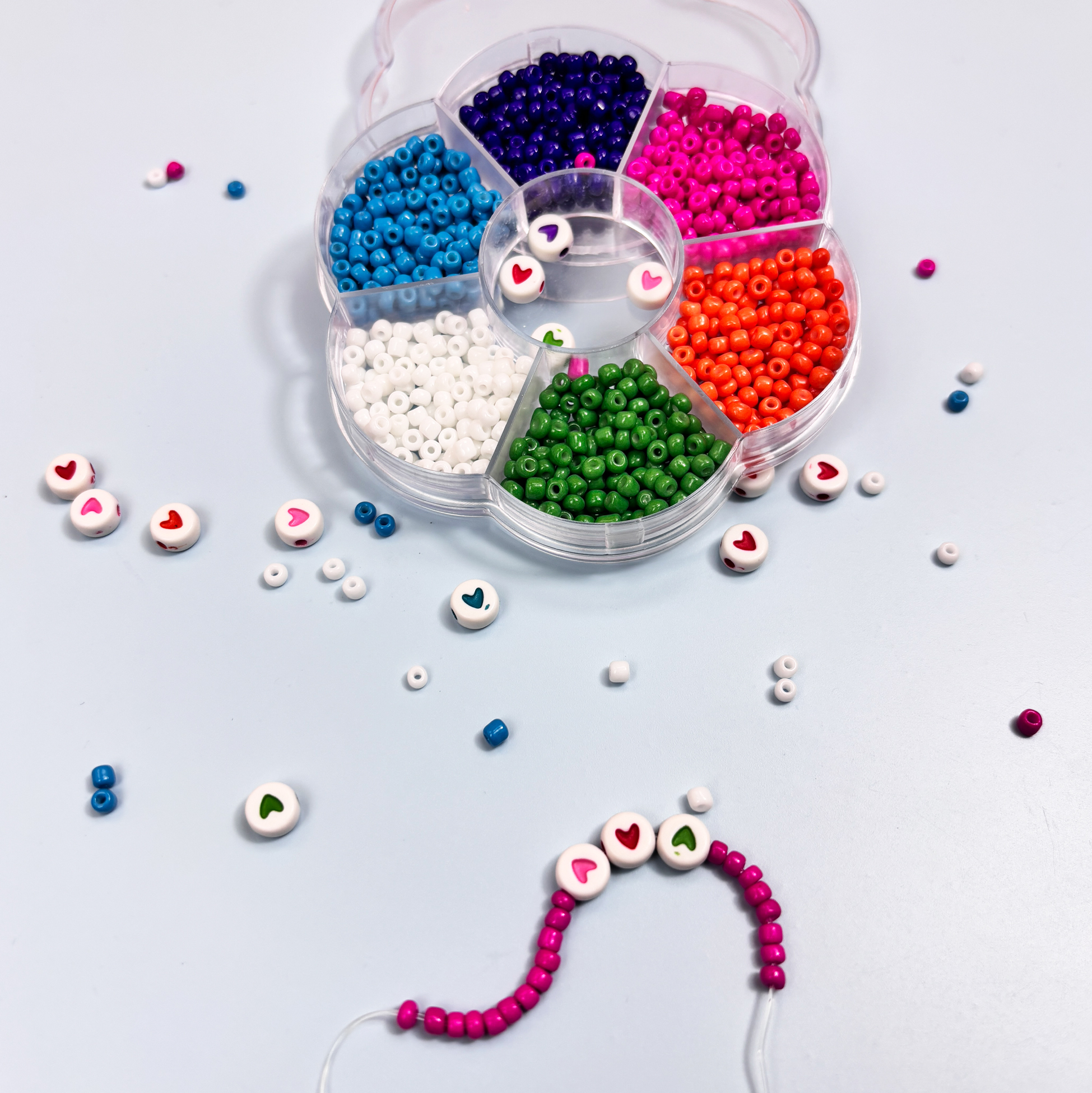DIY Jewelry Making Kit with Colorful Beads