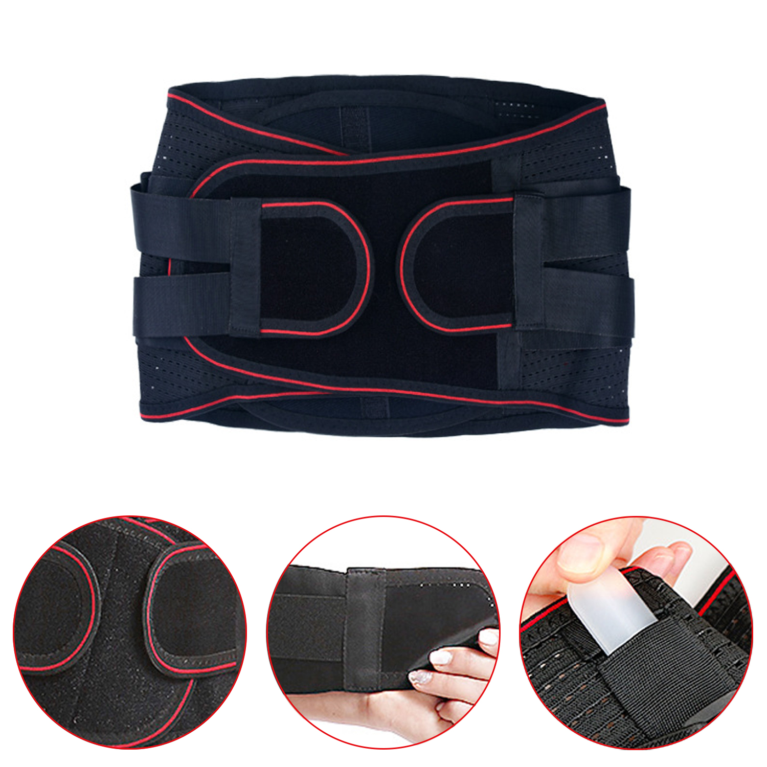 Wholesale Sports Belt Weightlifting Squat Long-term Sitting Office Lumbar Strain Fixed Support Waist Support Fitness Belt Store Wholesale Dropshipping Factory Price