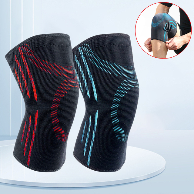 3D Knitting Breathable Sport Compression Knee Sleeve