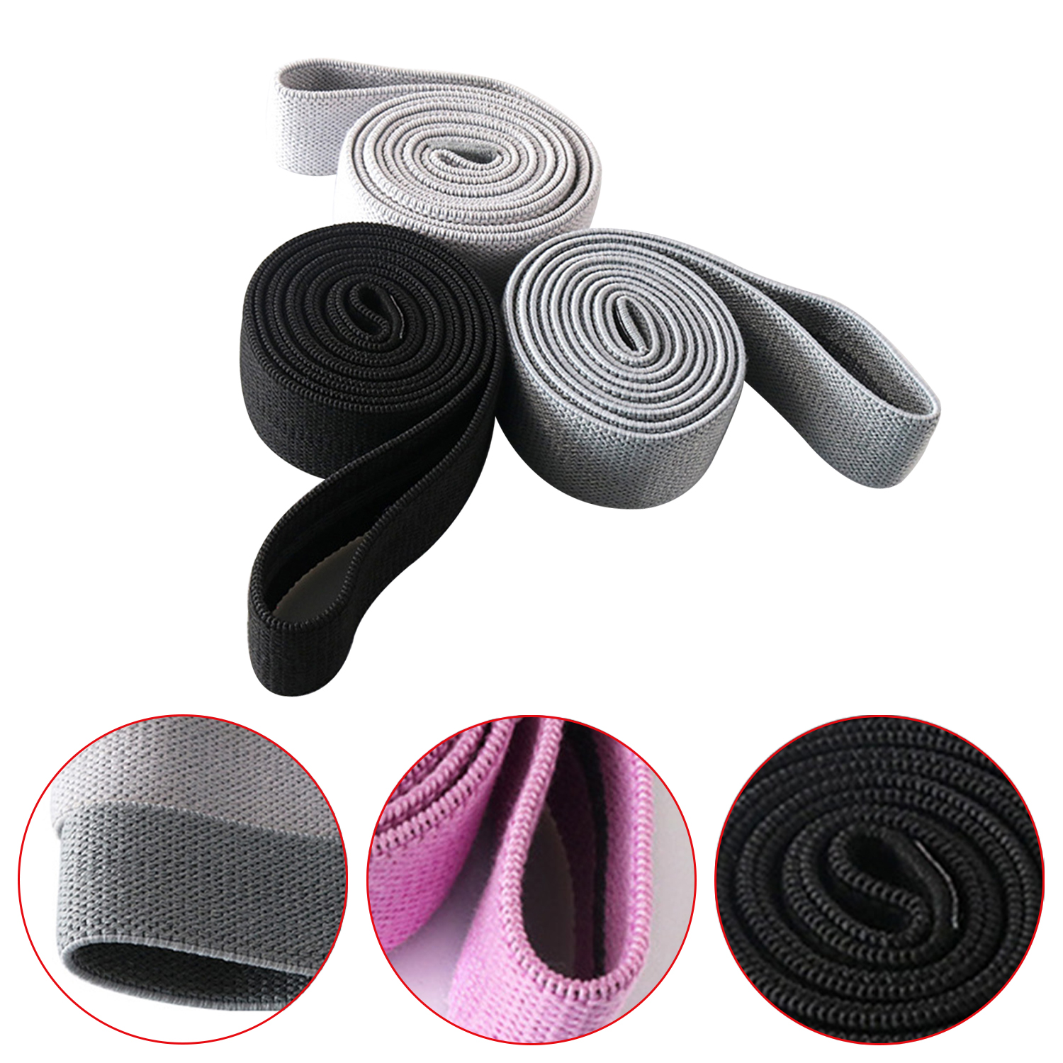 Hip Circle Resistance Band Resistance Fabric Fitness Exercise Pull Up Fitness Hip Trainer Yoga Home Resistance Band 