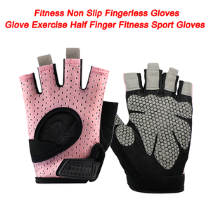 Fitness Non Slip Fingerless Gloves Weightlifting Men Women Glove Exercise Half Finger Fitness Sport Gloves