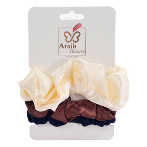 3-Piece Multi-Pattern Hairbands Set with Creative Card Packaging