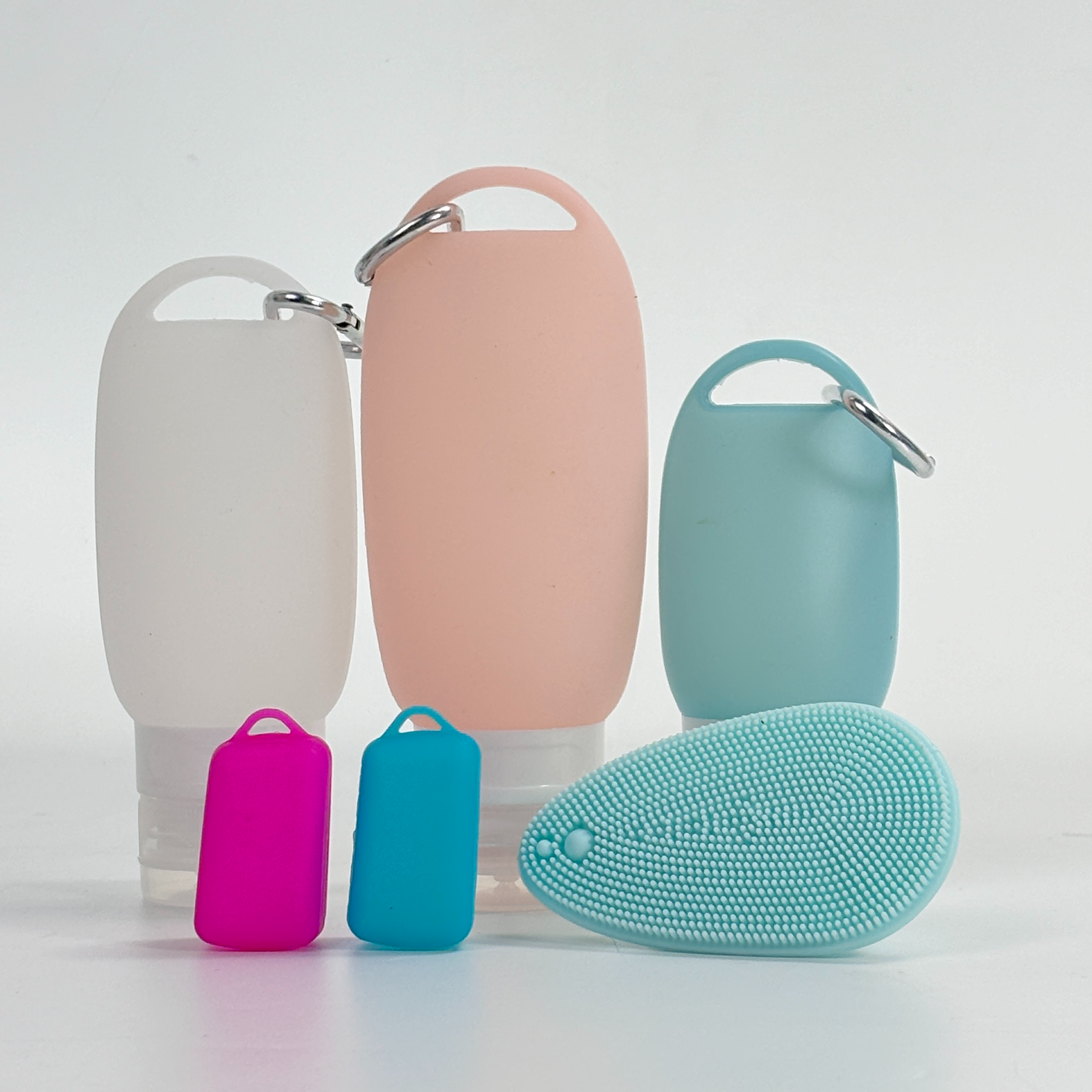 6-Piece Silicone Travel Bottles Set