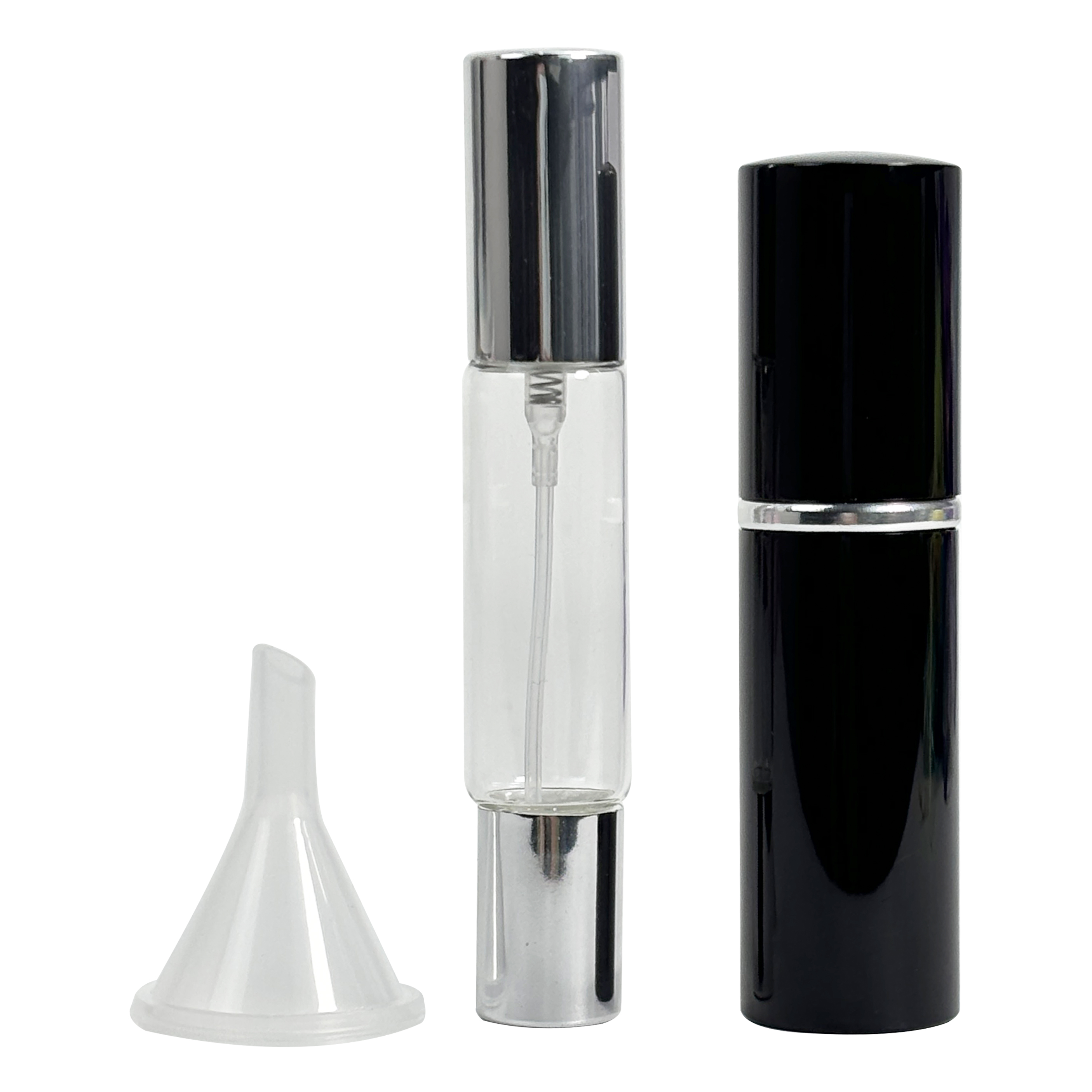 Glass Perfume Bottle and Roll-On Bottle Set with Filling Tools