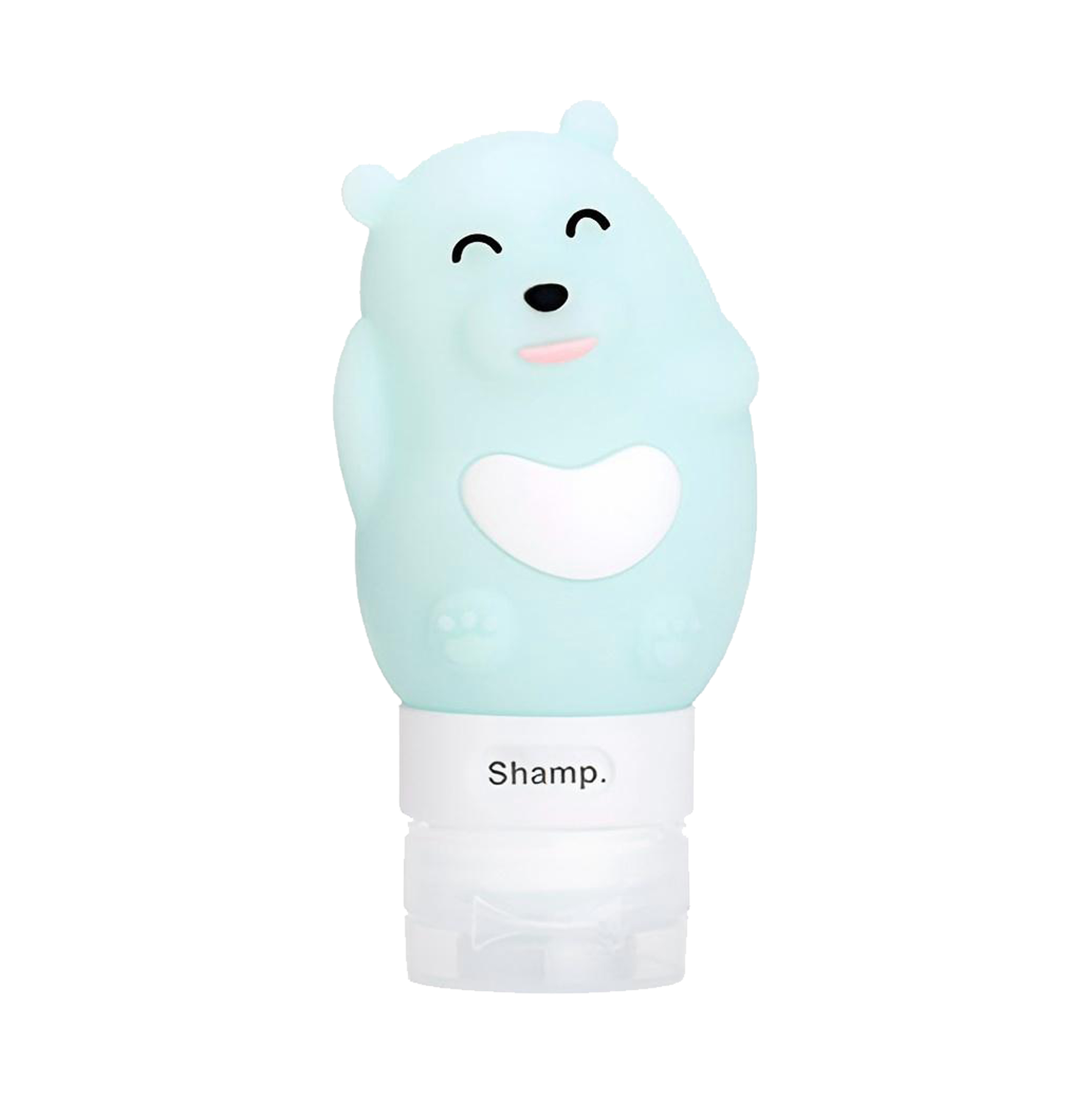 Bear-Shaped Silicone Lotion Dispenser Bottle