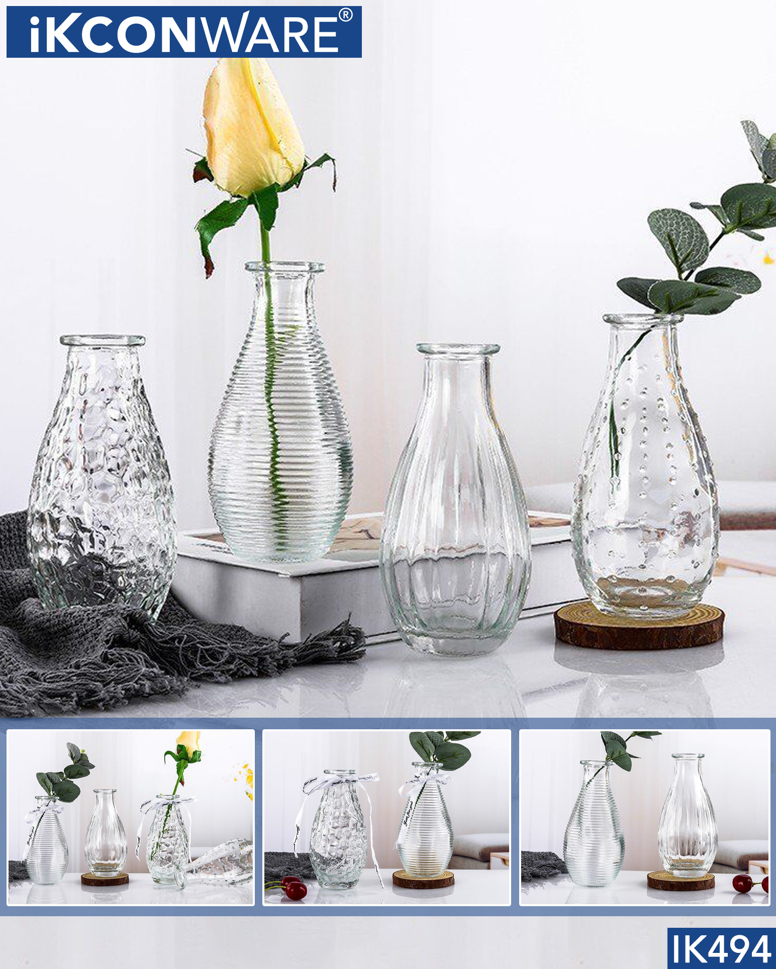 Glass Flower Vase