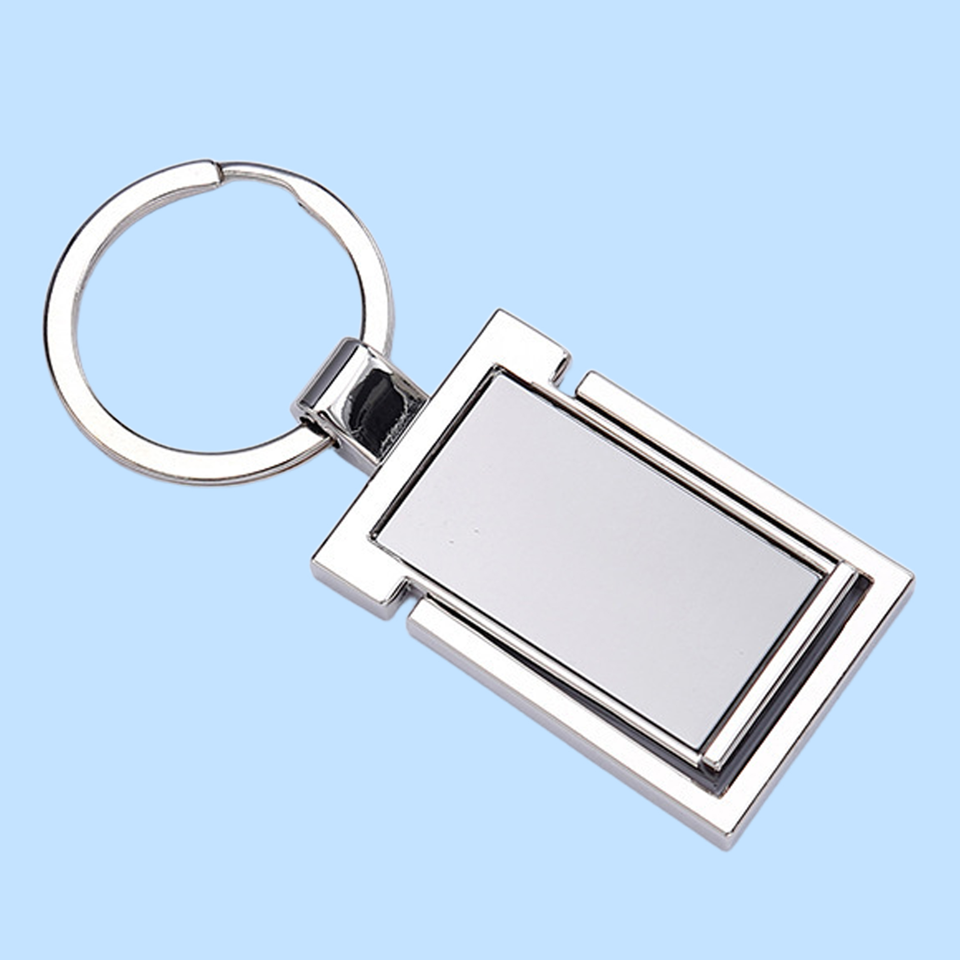 Multi-function Keychain Phone Stand Stainless Steel Keyring Stand