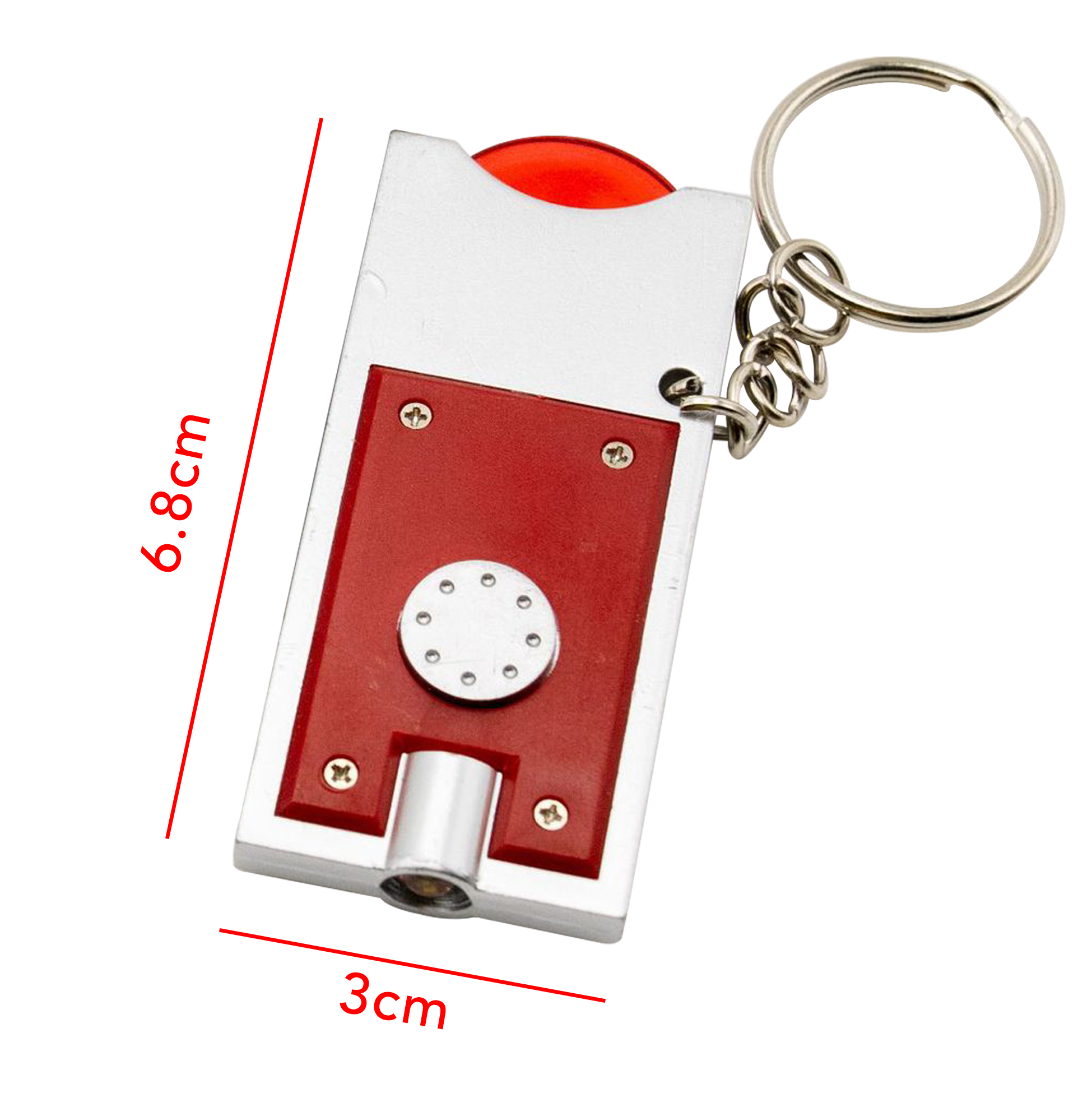 Matchbox-shaped Keychain Flashlight