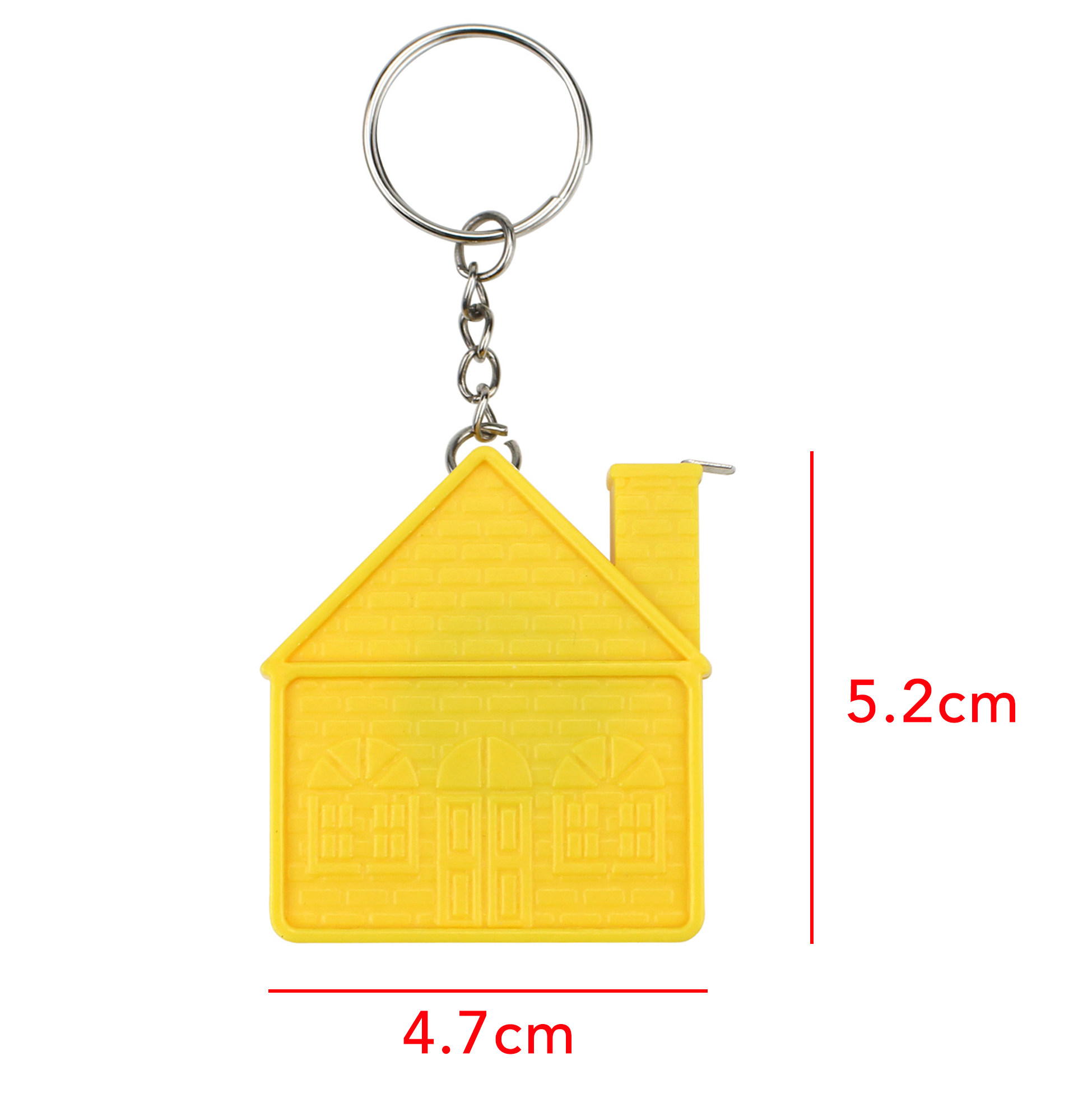 House-shaped Keychain Tape Measure
