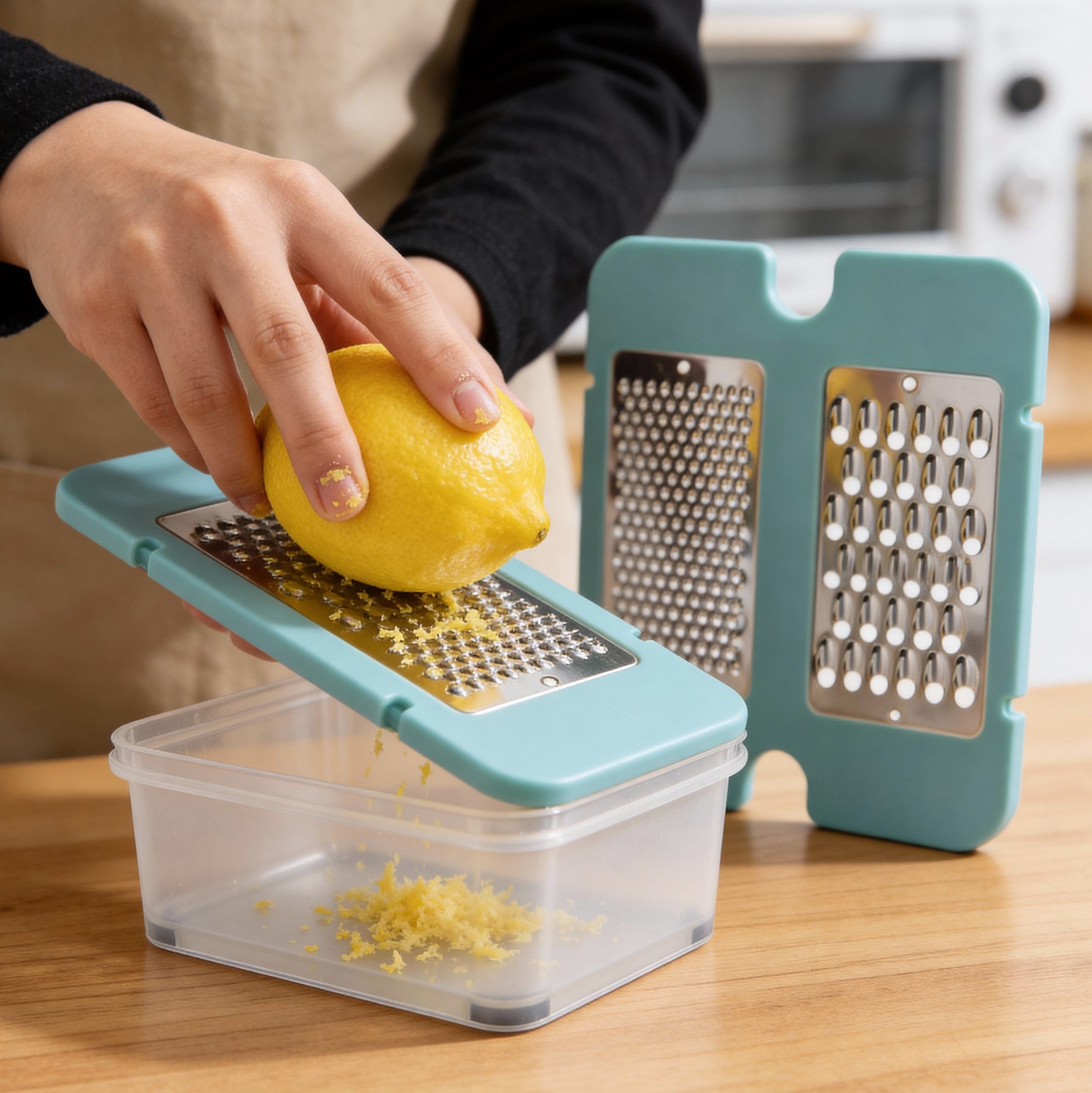 4-in-1 Vegetable Grater with Container