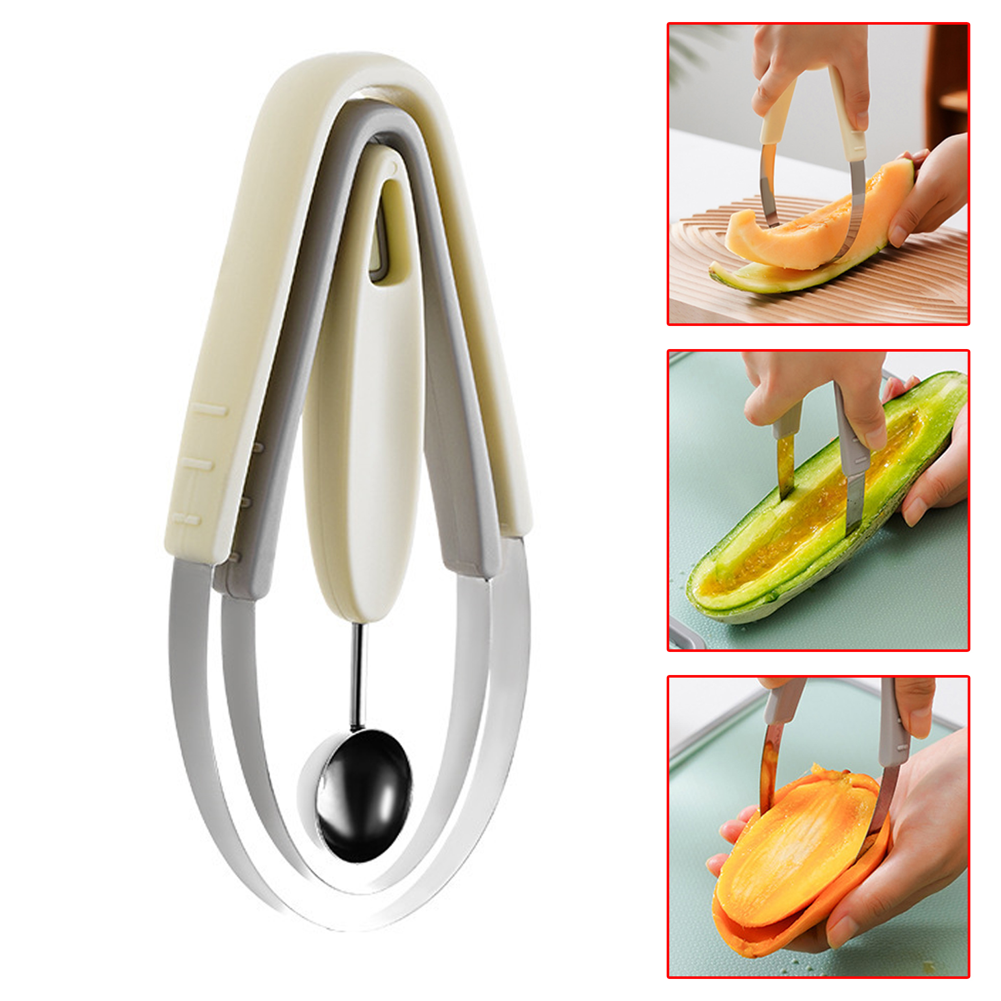 Mother's Day 3-in-1 Fruit Scoop & Divider