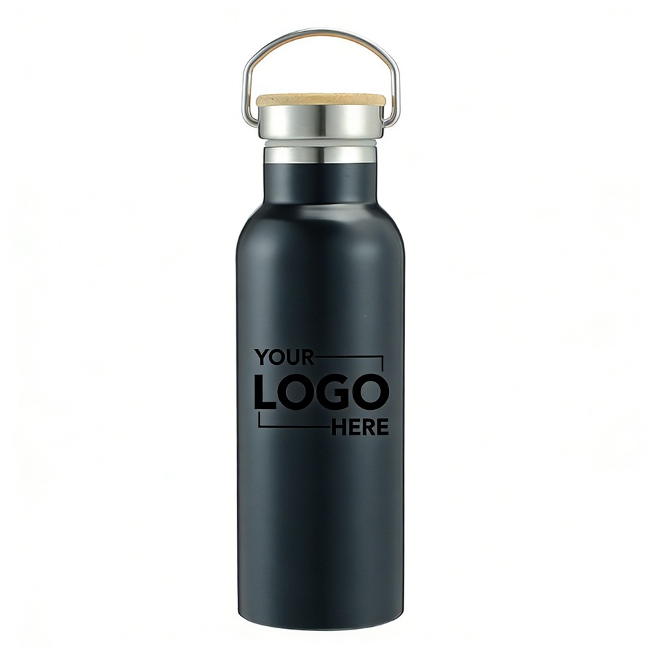 600ml Stainless Steel Water Bottle Portable Handle Water Flask