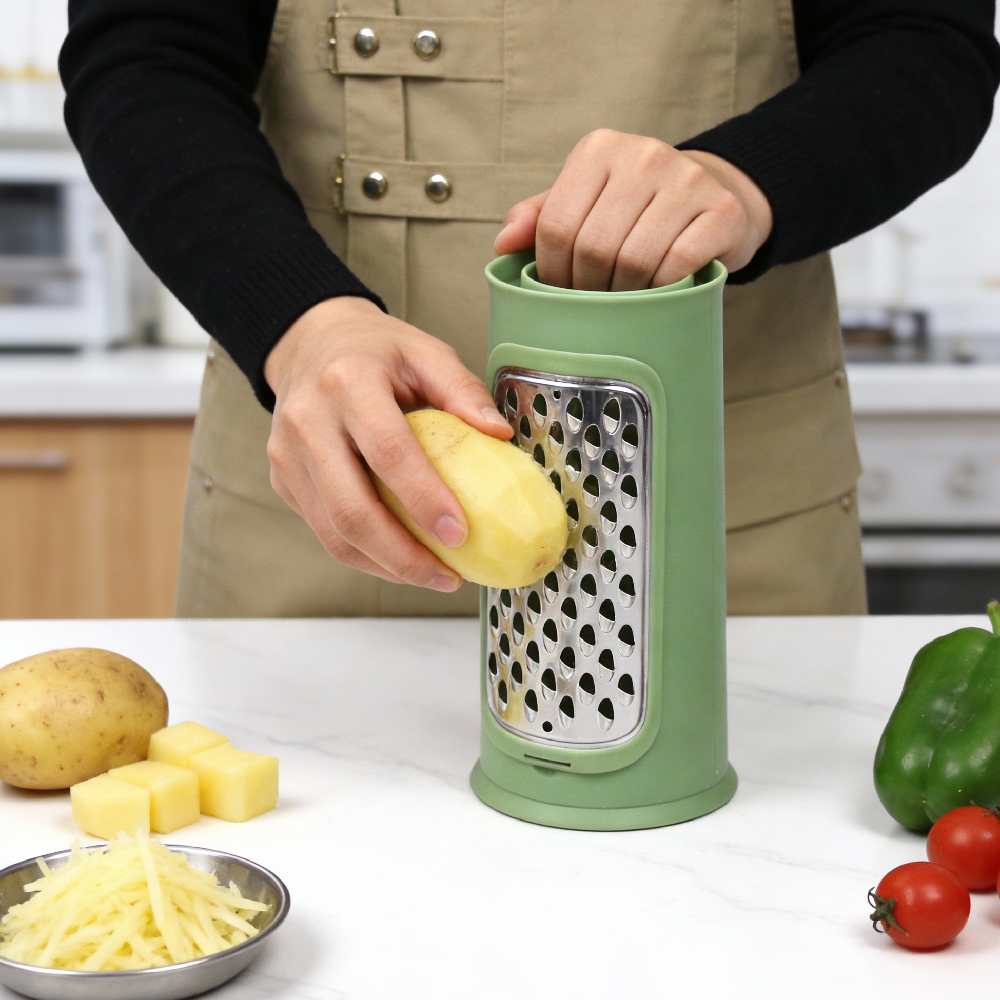 Mother's Day Vegetable Grater with Storage Box