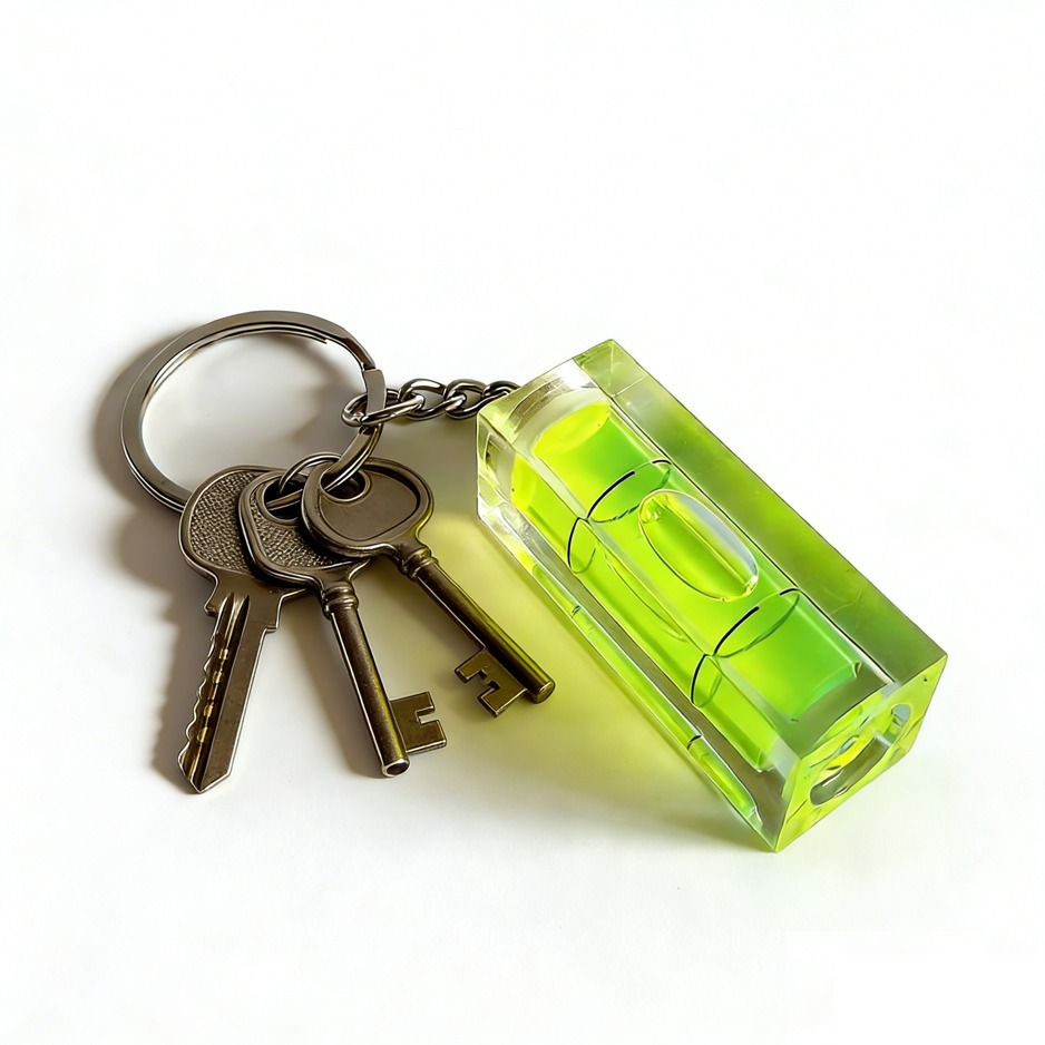 Mini Spirit Level Keychain
