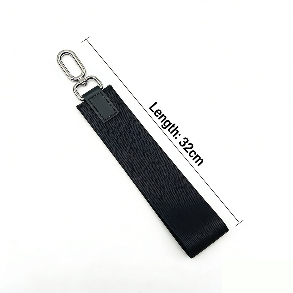 Custom Logo Key Lanyard 32cm Fabric Key Strap